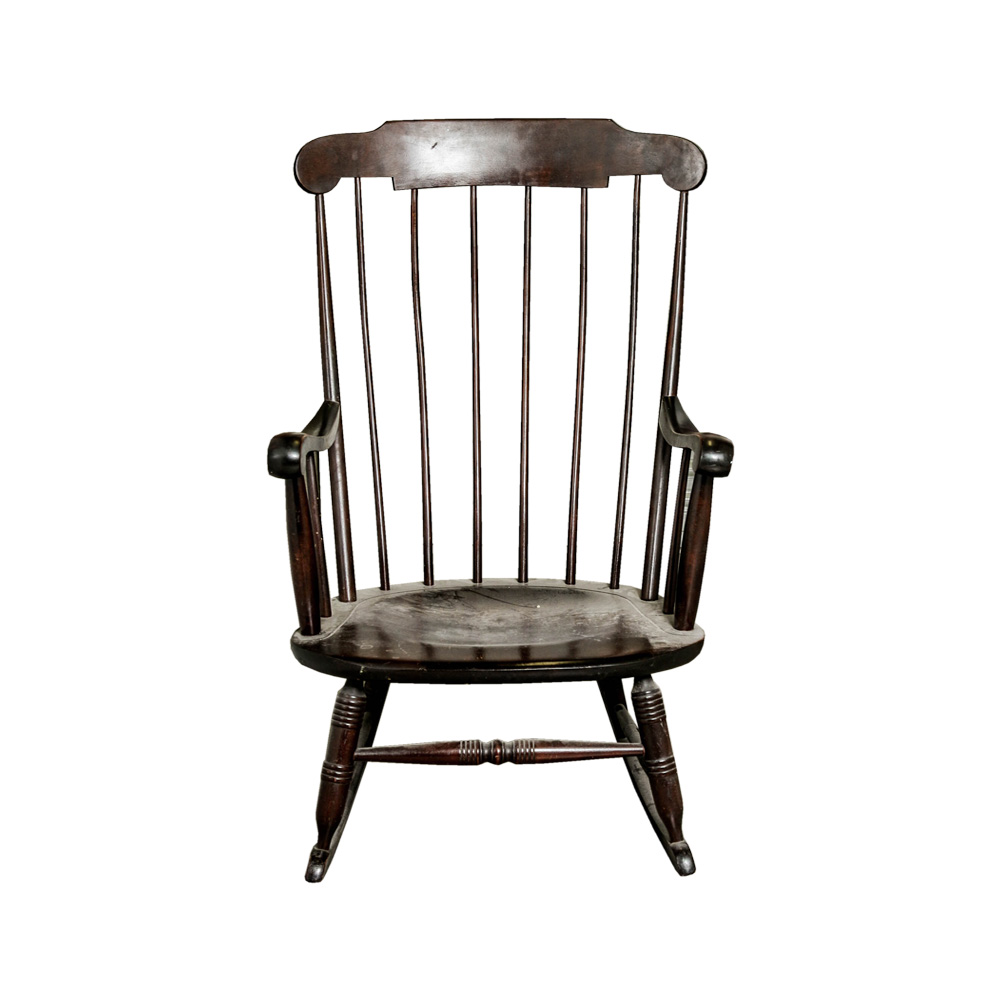 Sheraton Style Rocking Chair