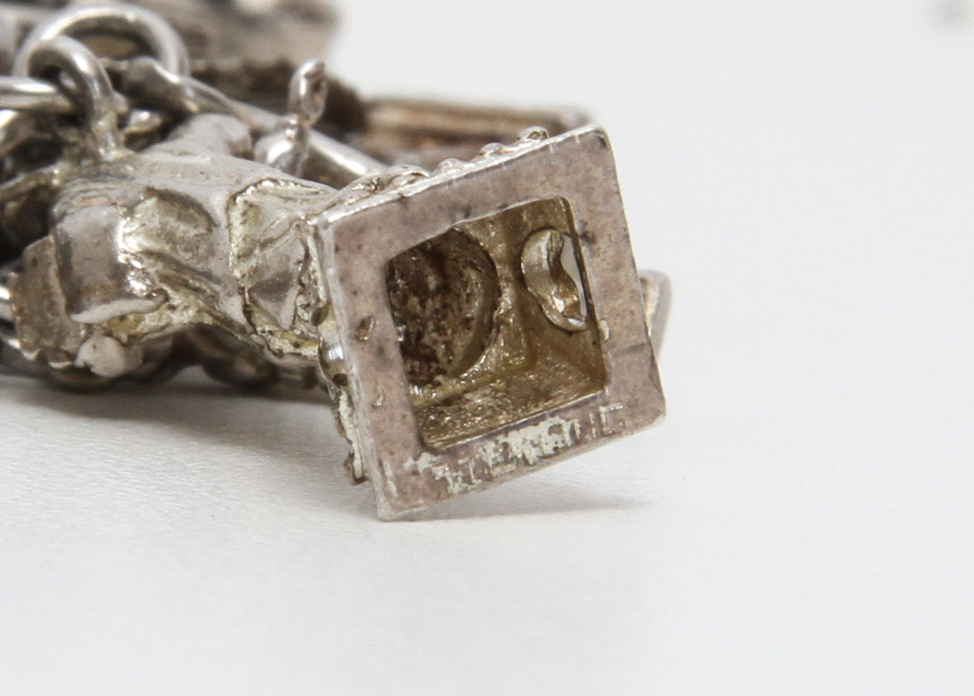 Vintage Sterling Silver Charm Bracelet