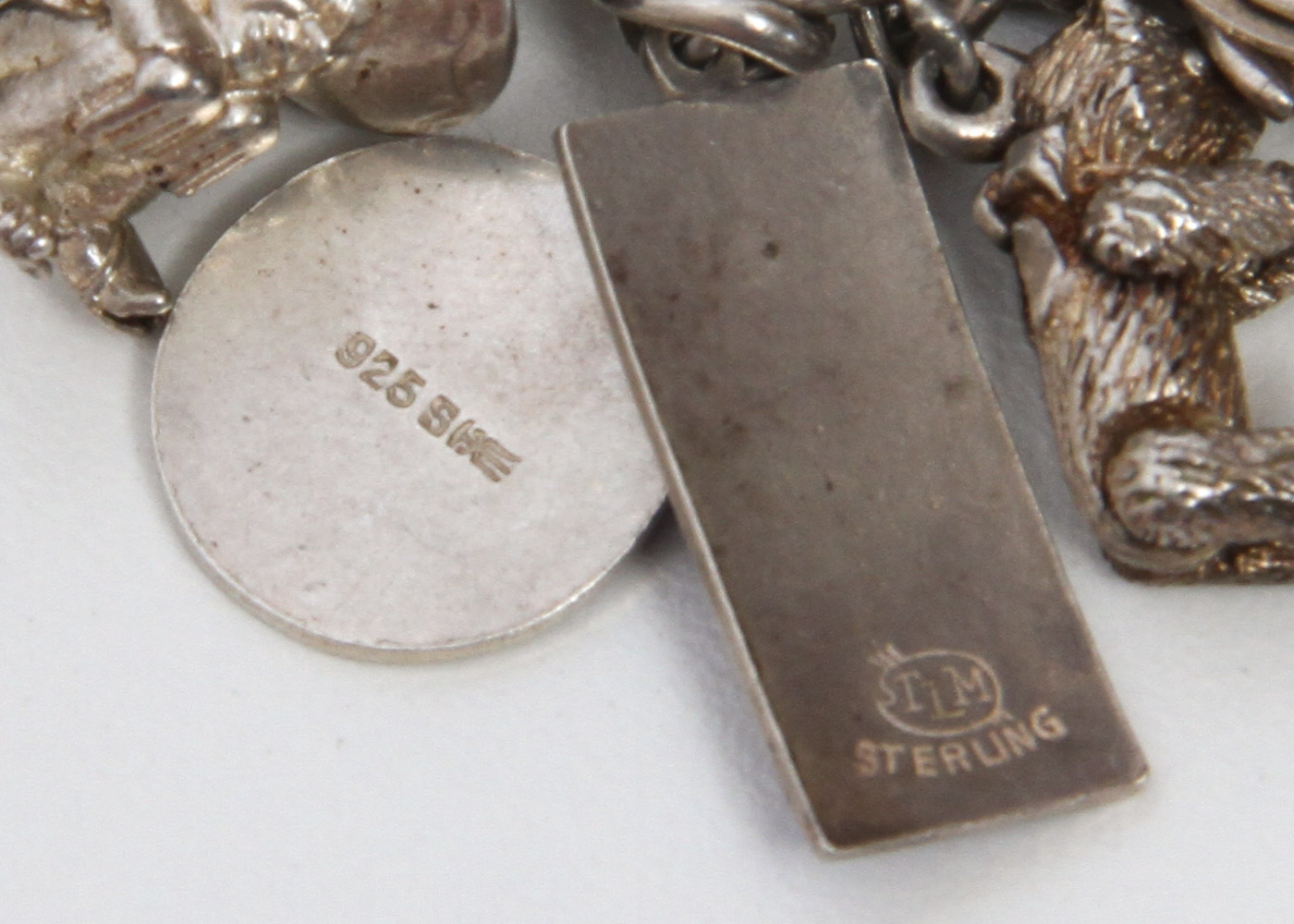 Vintage Sterling Silver Charm Bracelet