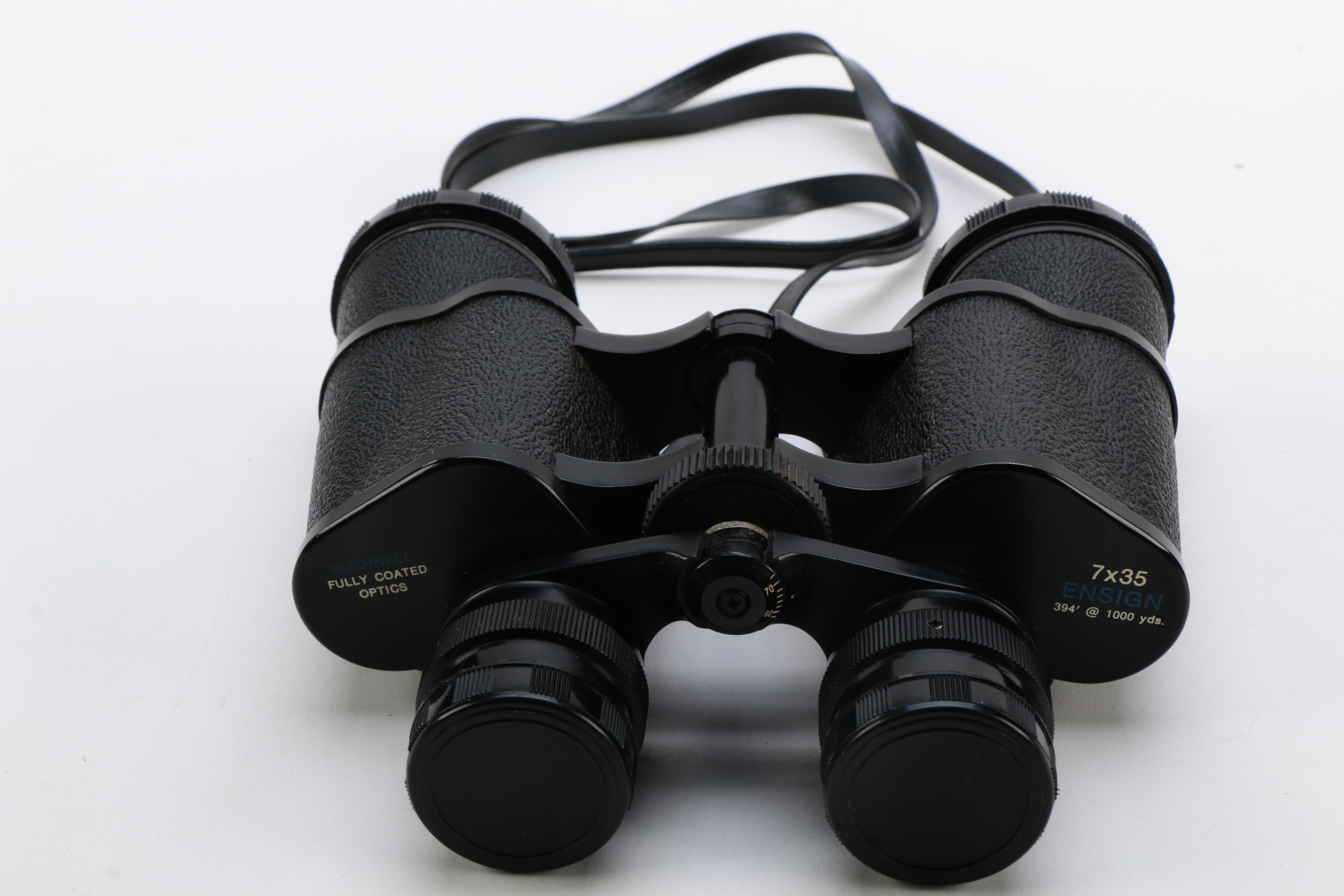 Ensign Binoculars With Case