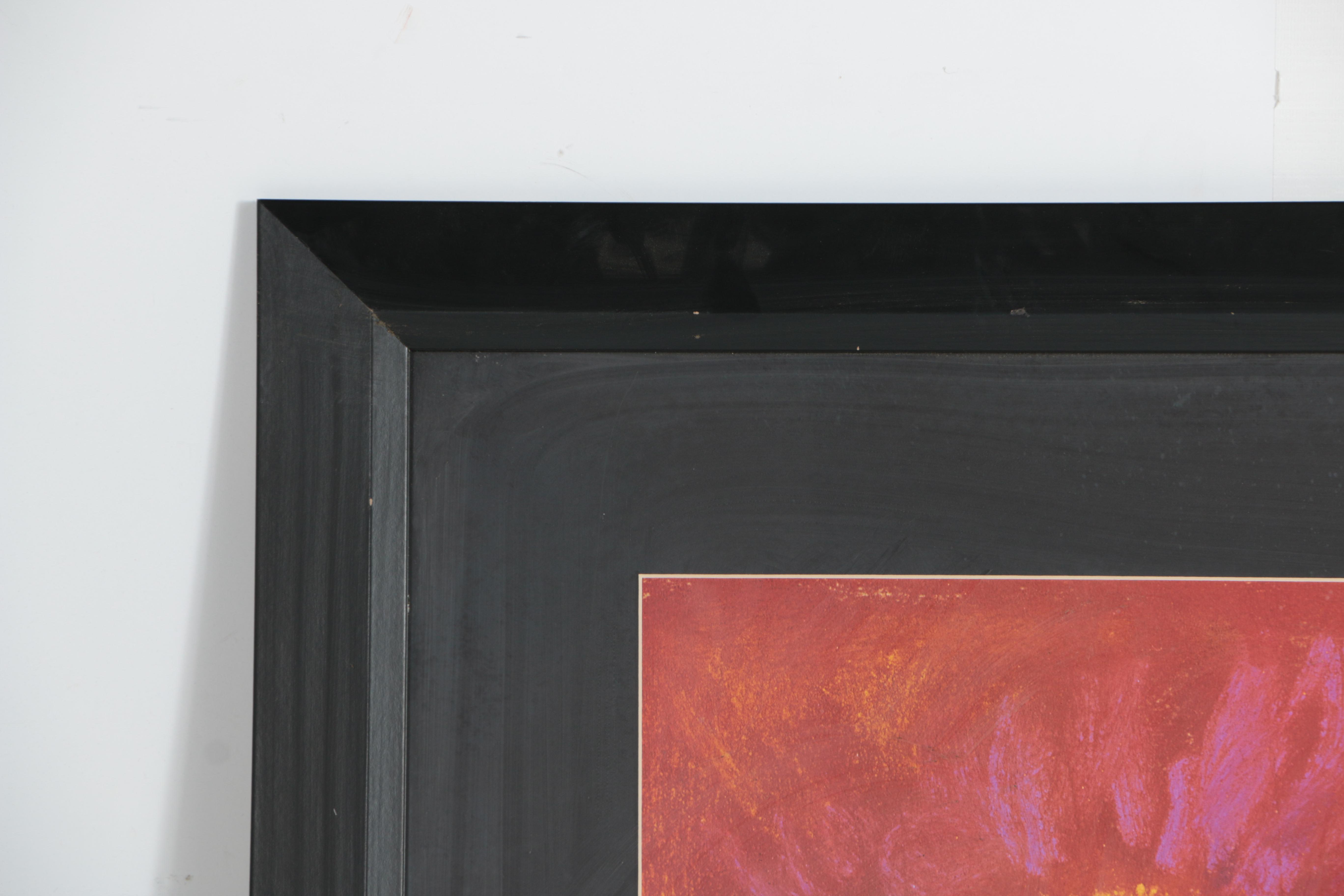 Signed Offset Lithograph on Paper of a Floral Theme