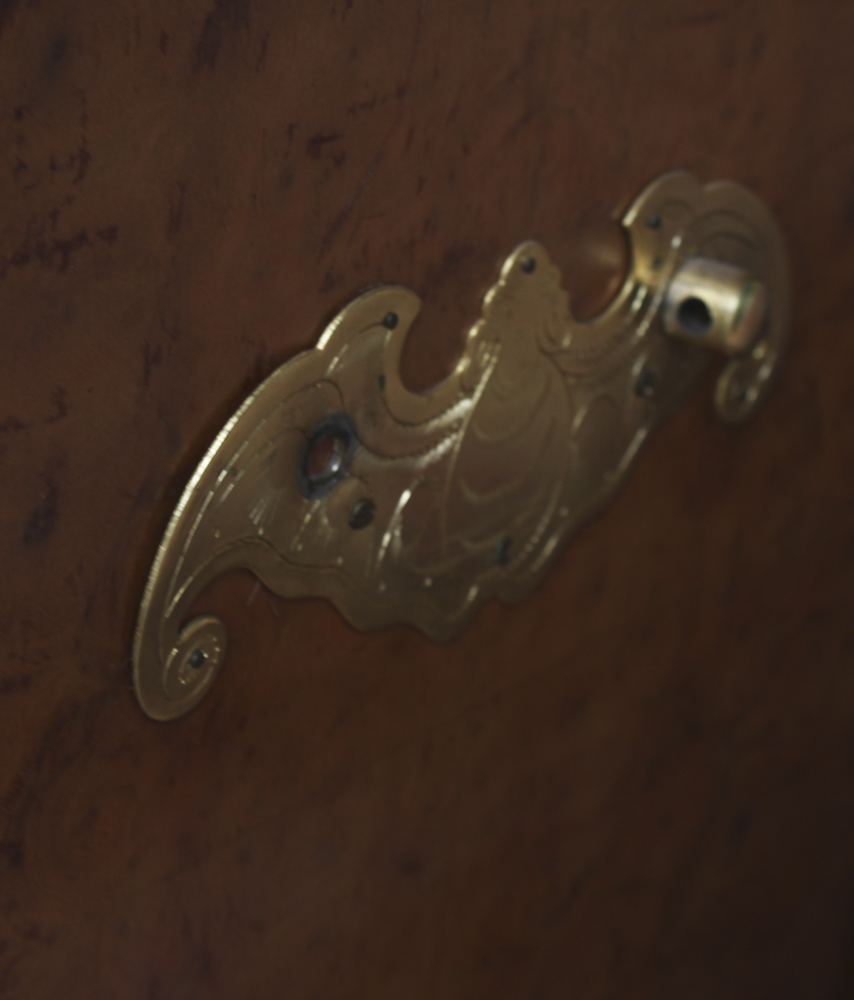 Vintage Korean Burl Wood Dresser