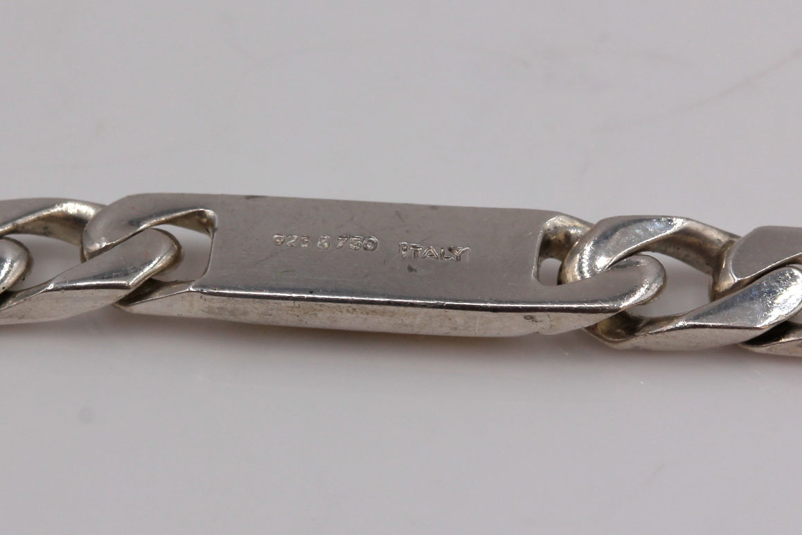 Sterling Silver 18K Gold Accented Bracelet