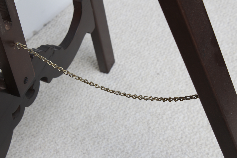 Vintage Mahogany Stained Carved Wooden Easel