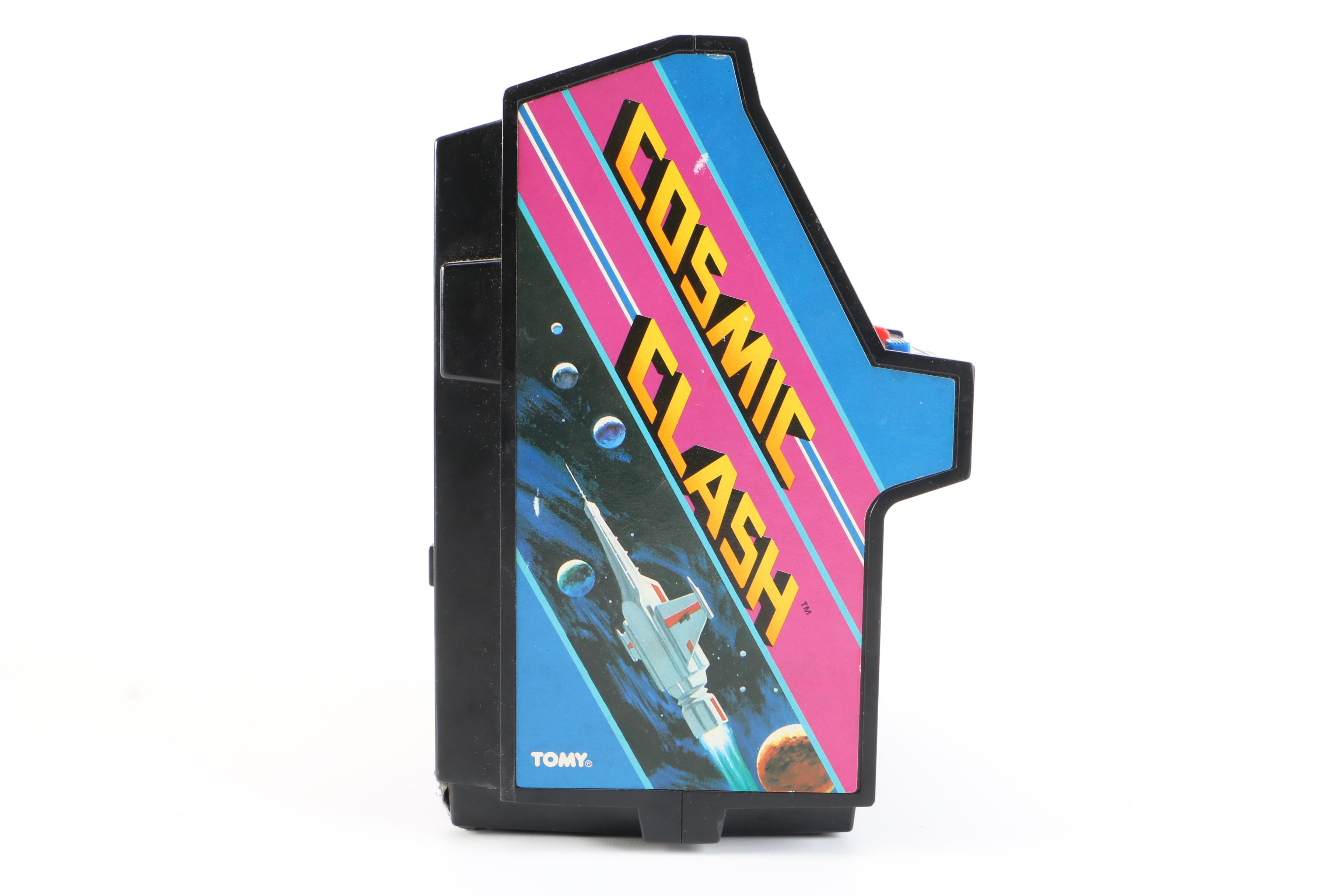 Atari Lynx with Games and a Tomy "Cosmic Clash" Mini Arcade