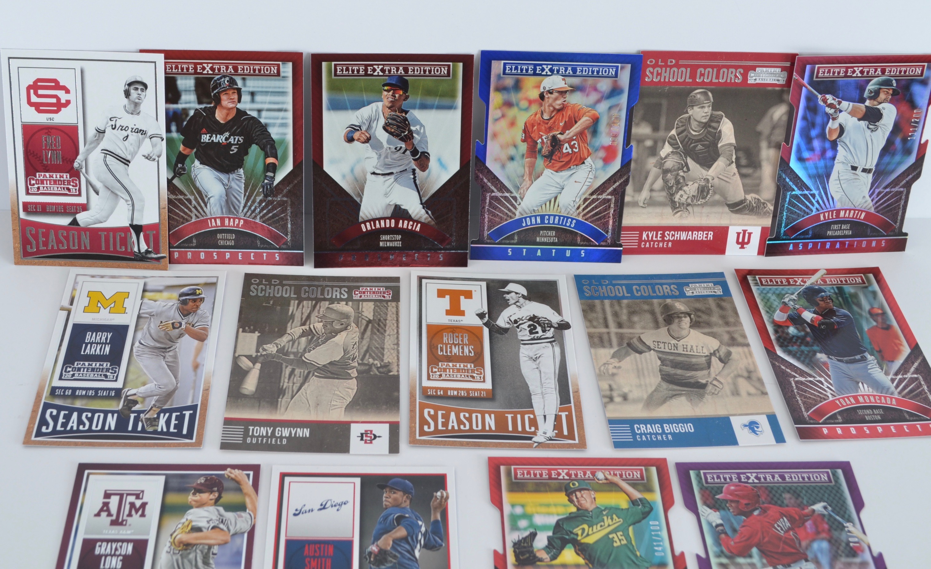 Panini College Baseball Cards