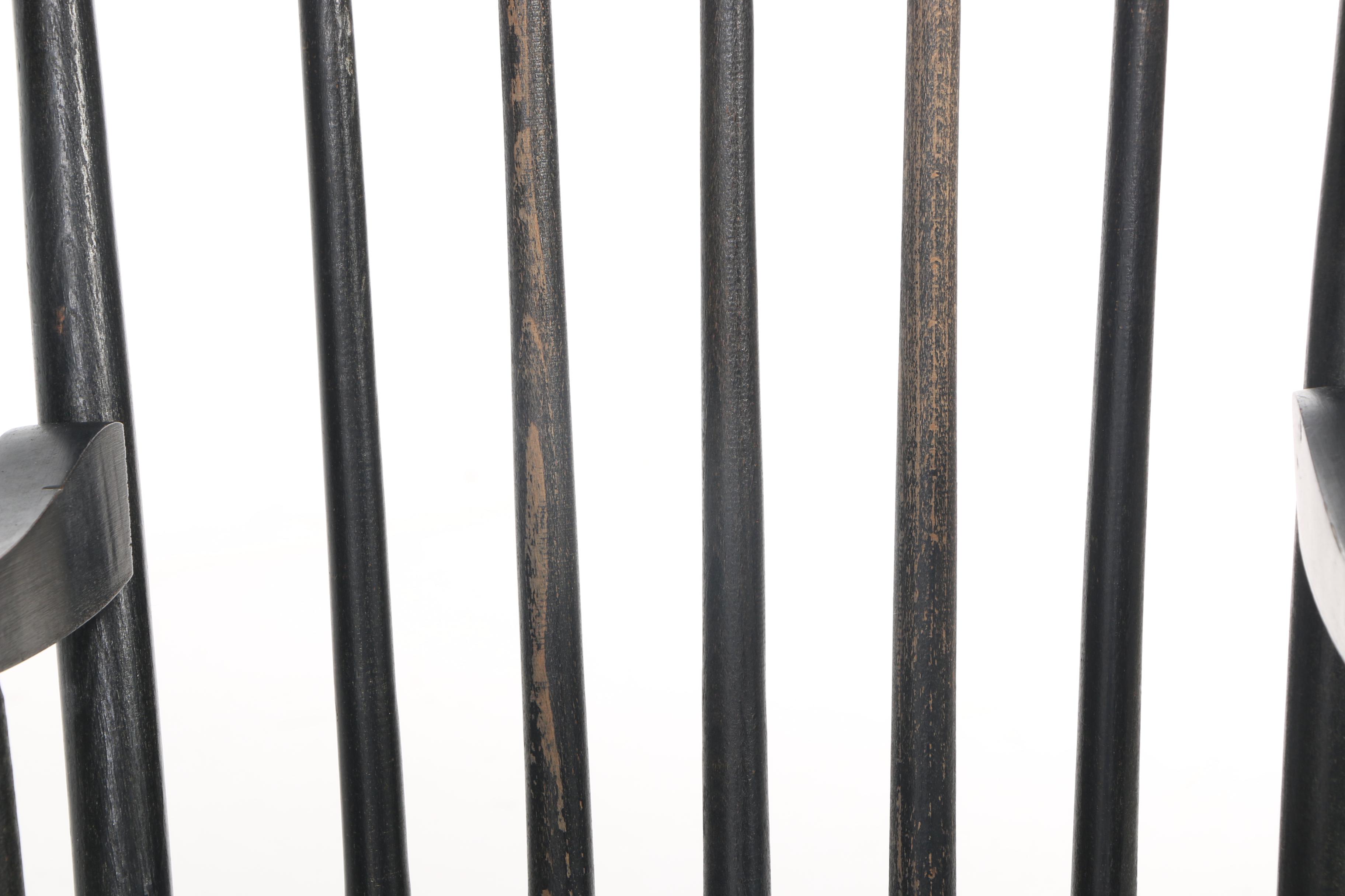 Child's Windsor Style Stencil-Decorated Rocking Chair