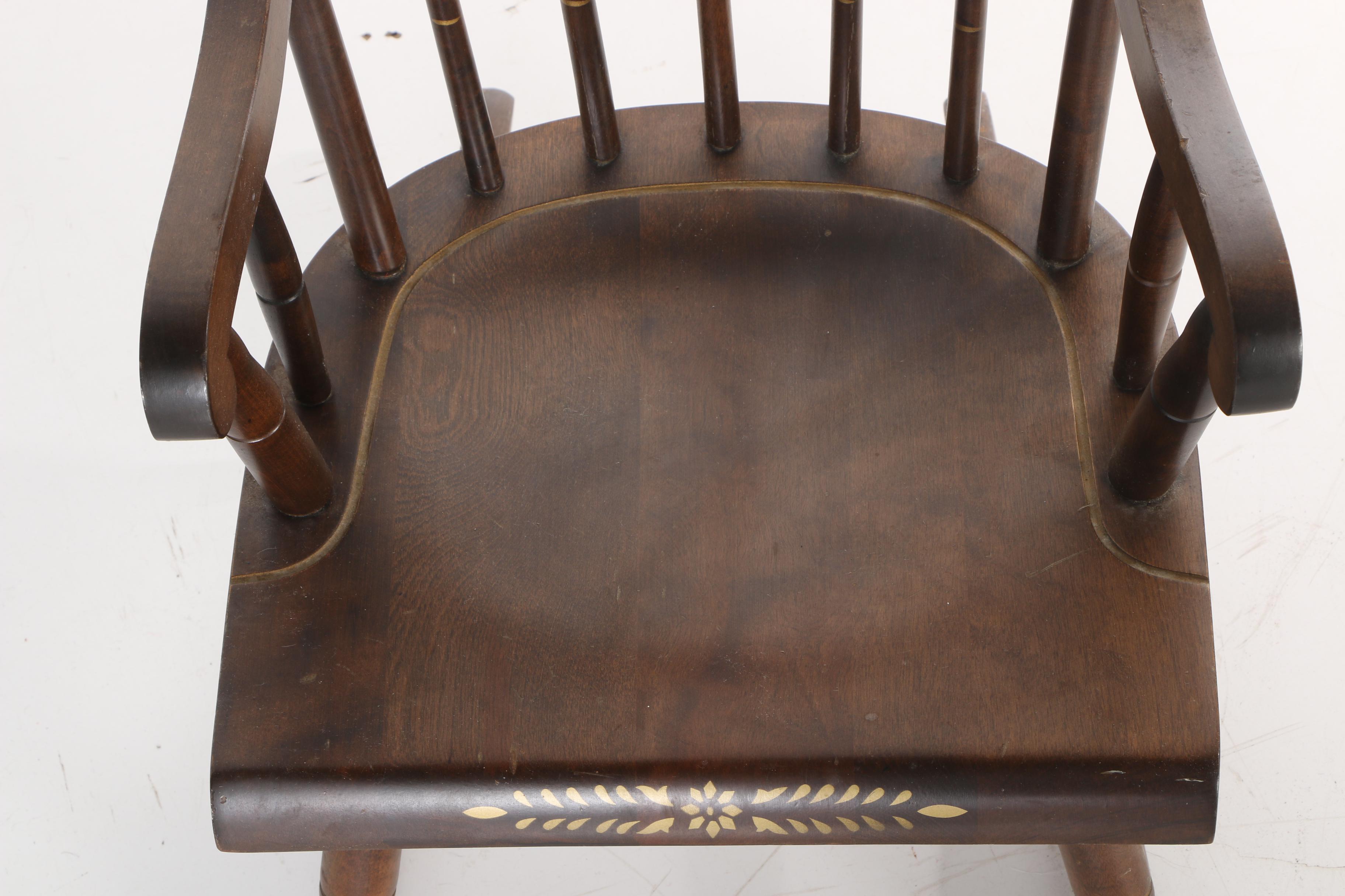 Child's Windsor Rocking Chair by Nichols and Stone Co.