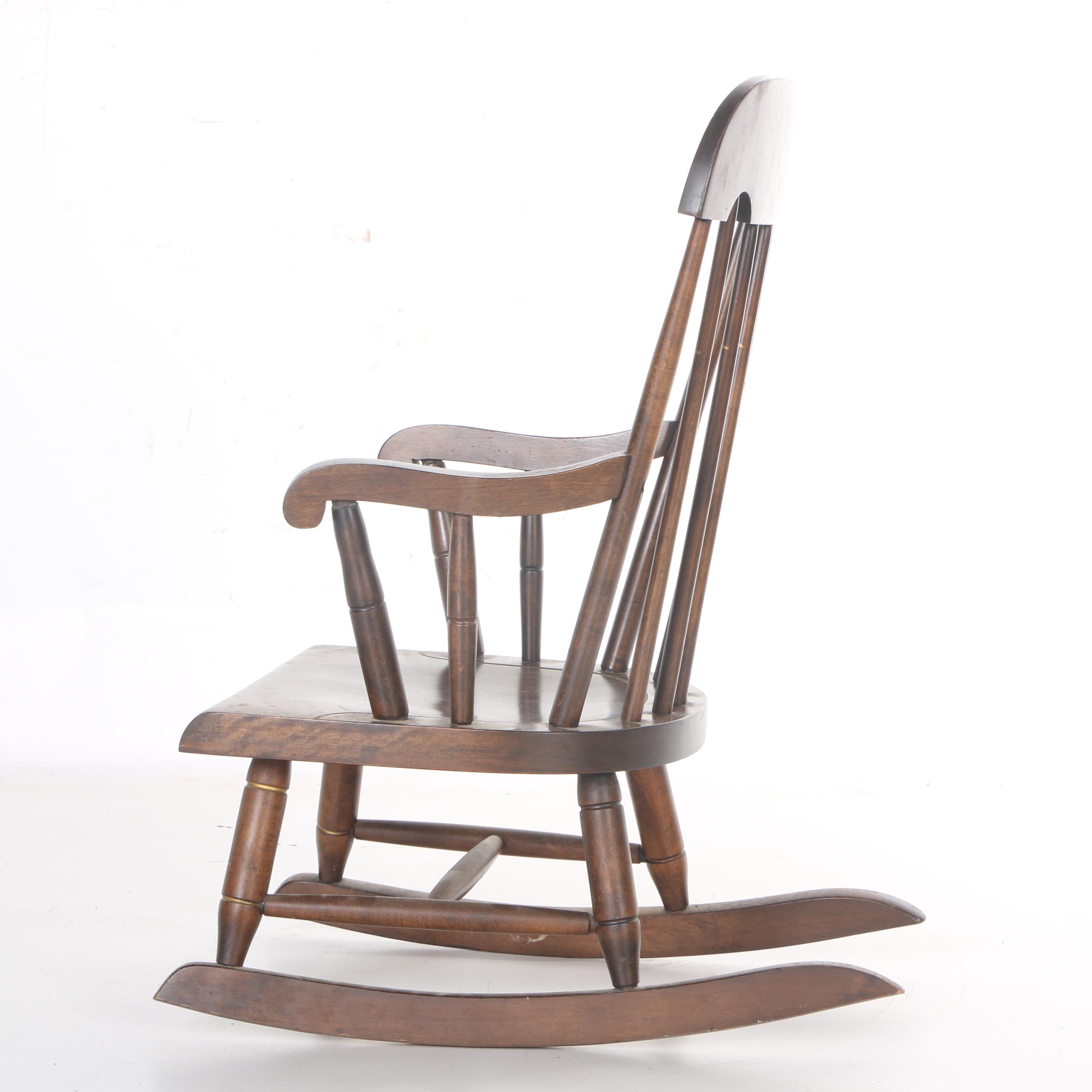Child's Windsor Rocking Chair by Nichols and Stone Co.