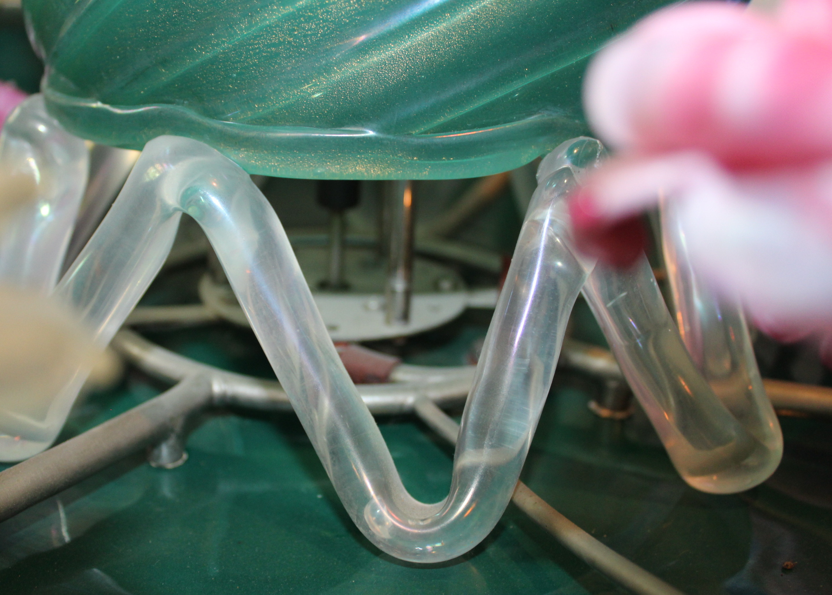 Vintage Venetian Art Glass Bird Bath Fountain