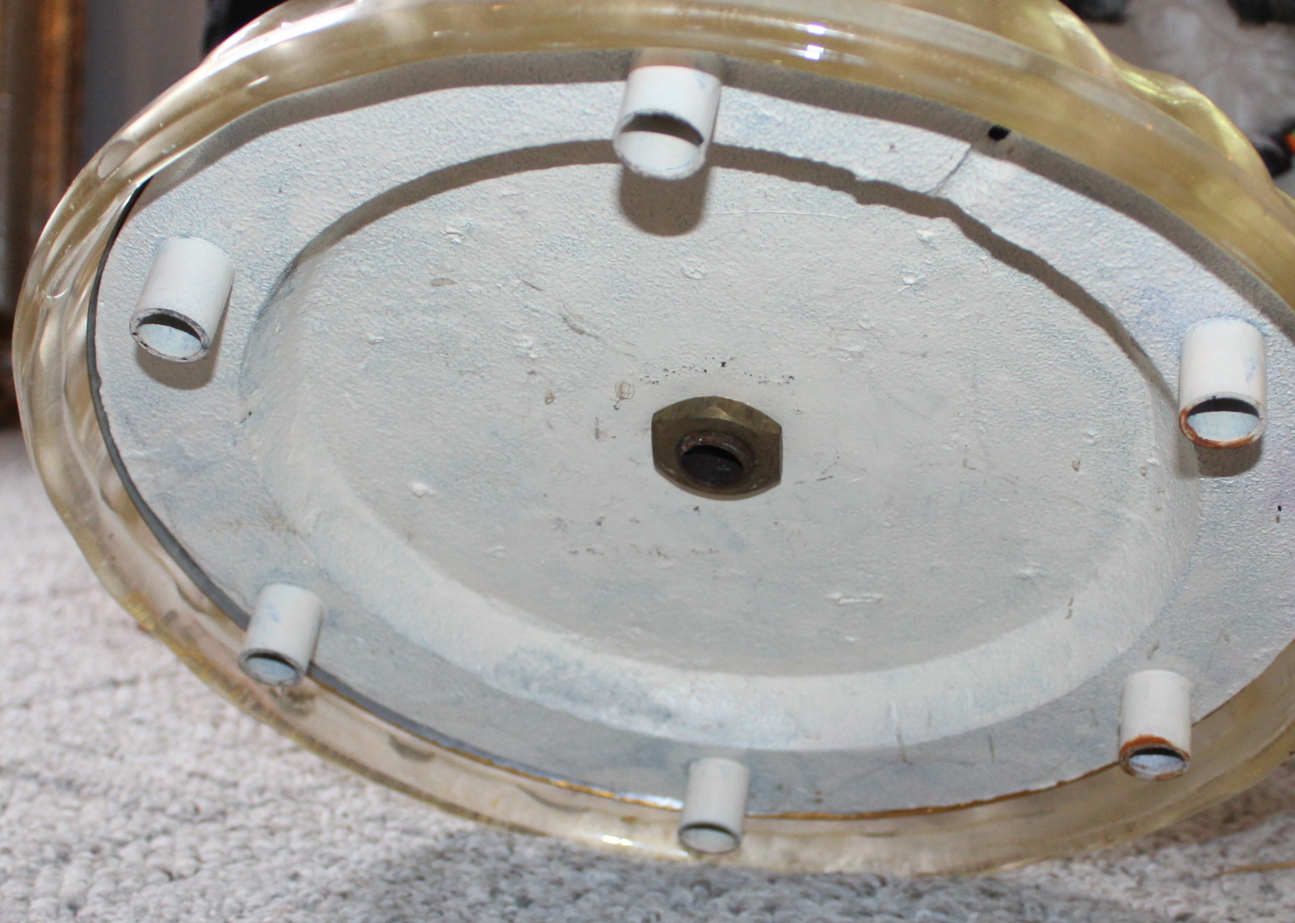 Vintage Venetian Art Glass Bird Bath Fountain