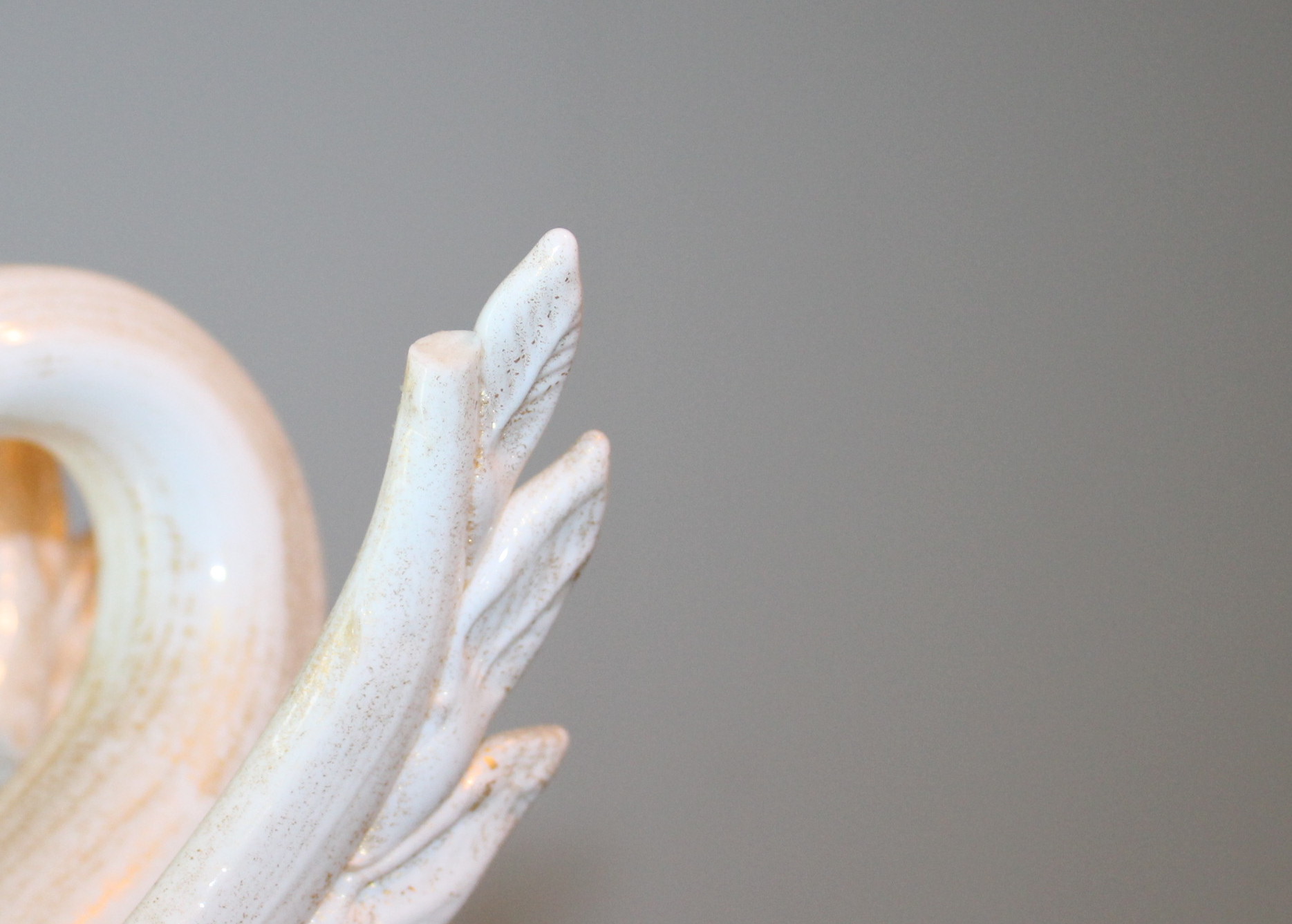 Vintage Venetian Art Glass Bird Bath Fountain