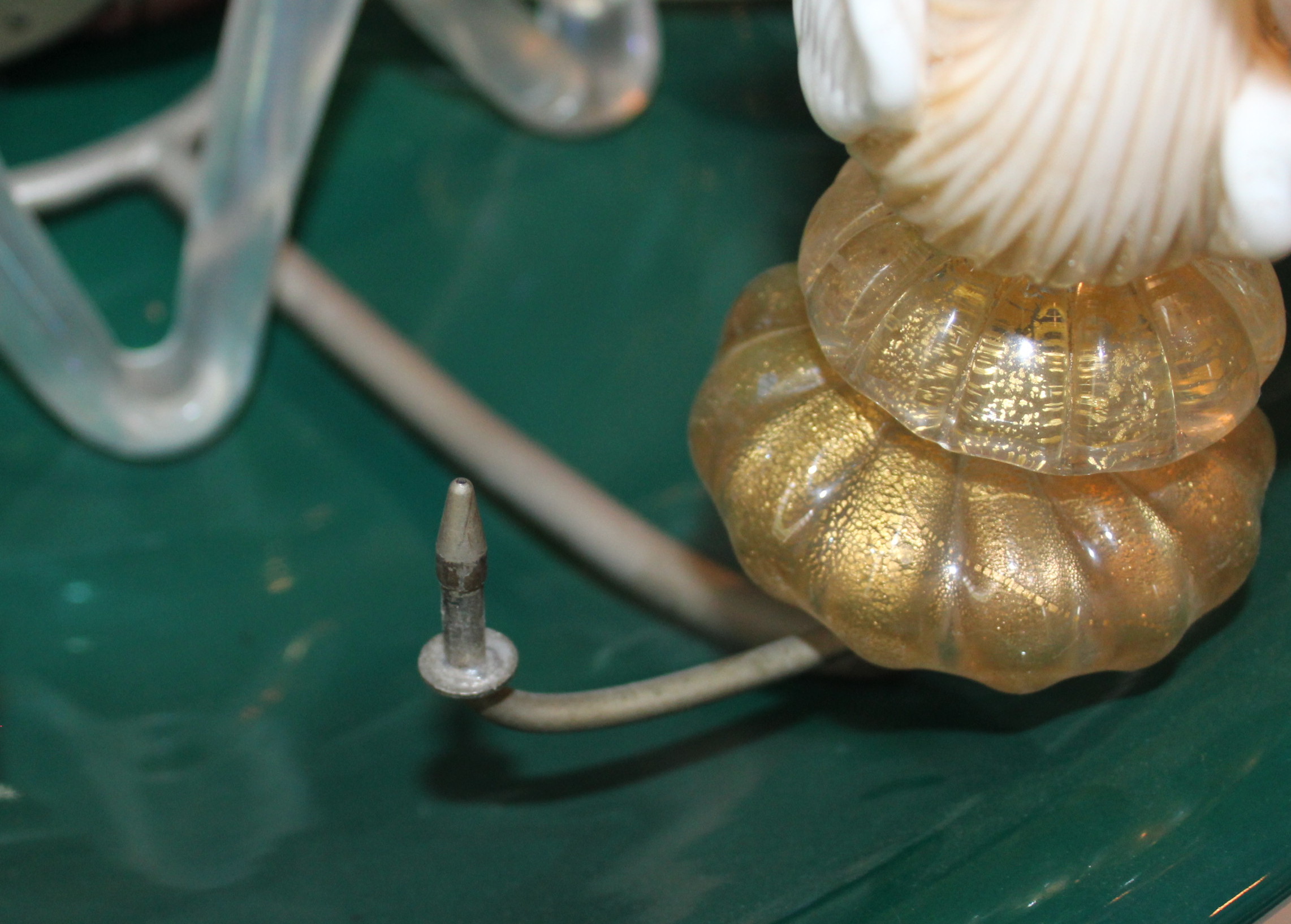 Vintage Venetian Art Glass Bird Bath Fountain