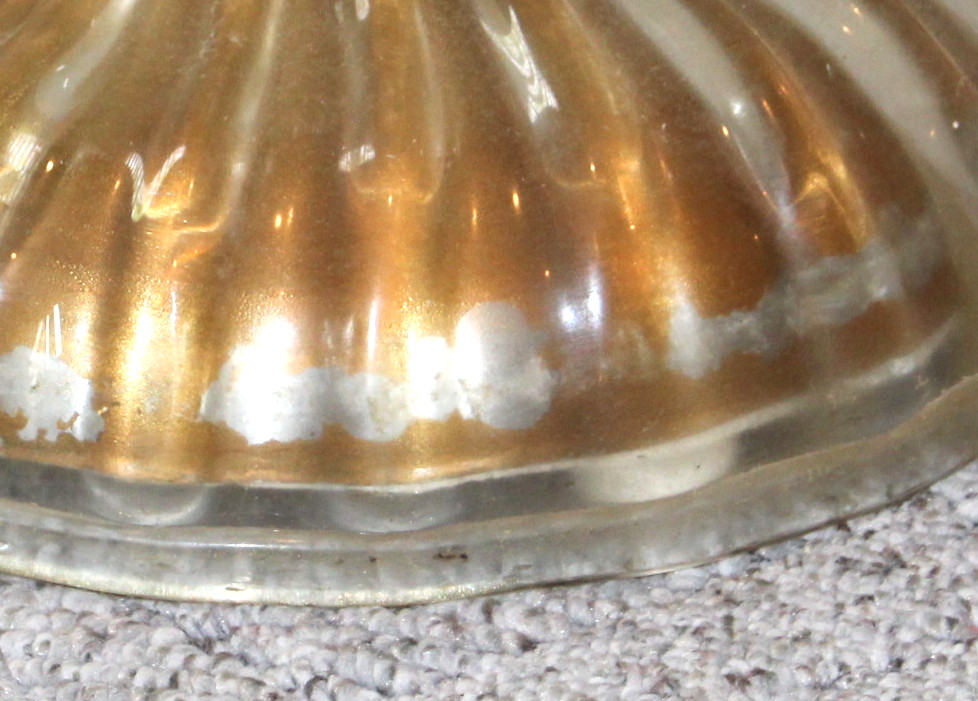 Vintage Venetian Art Glass Bird Bath Fountain