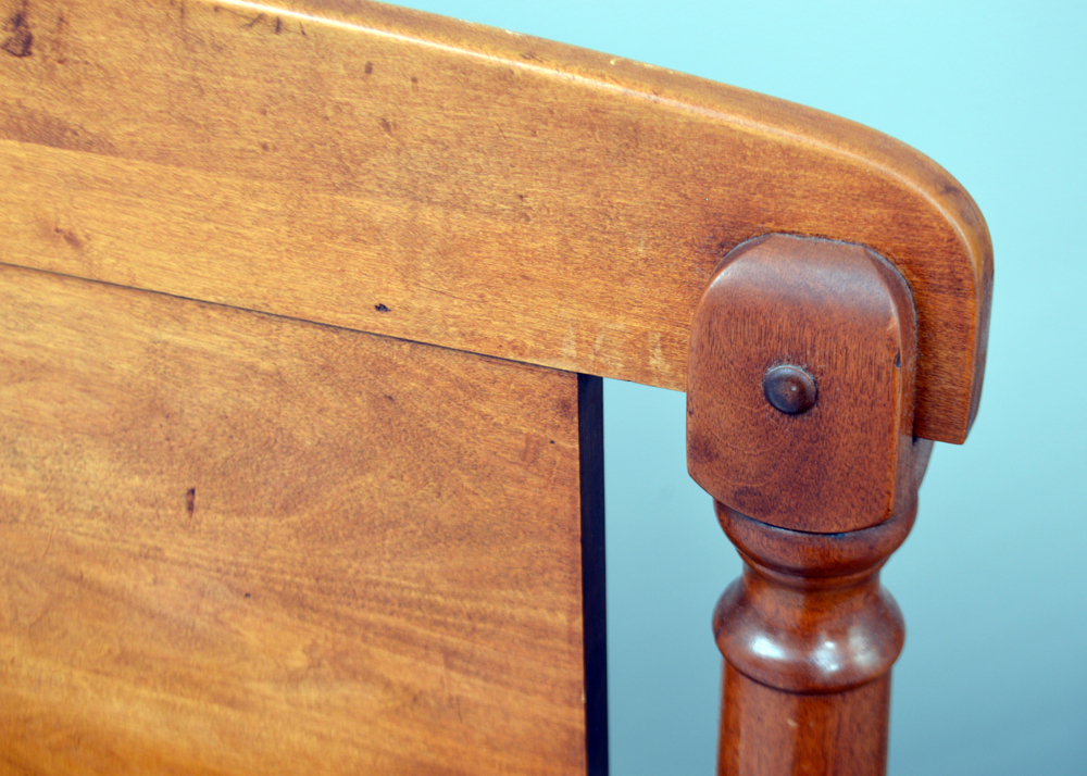 Two Early American Style Cherry Twin Bed Frames