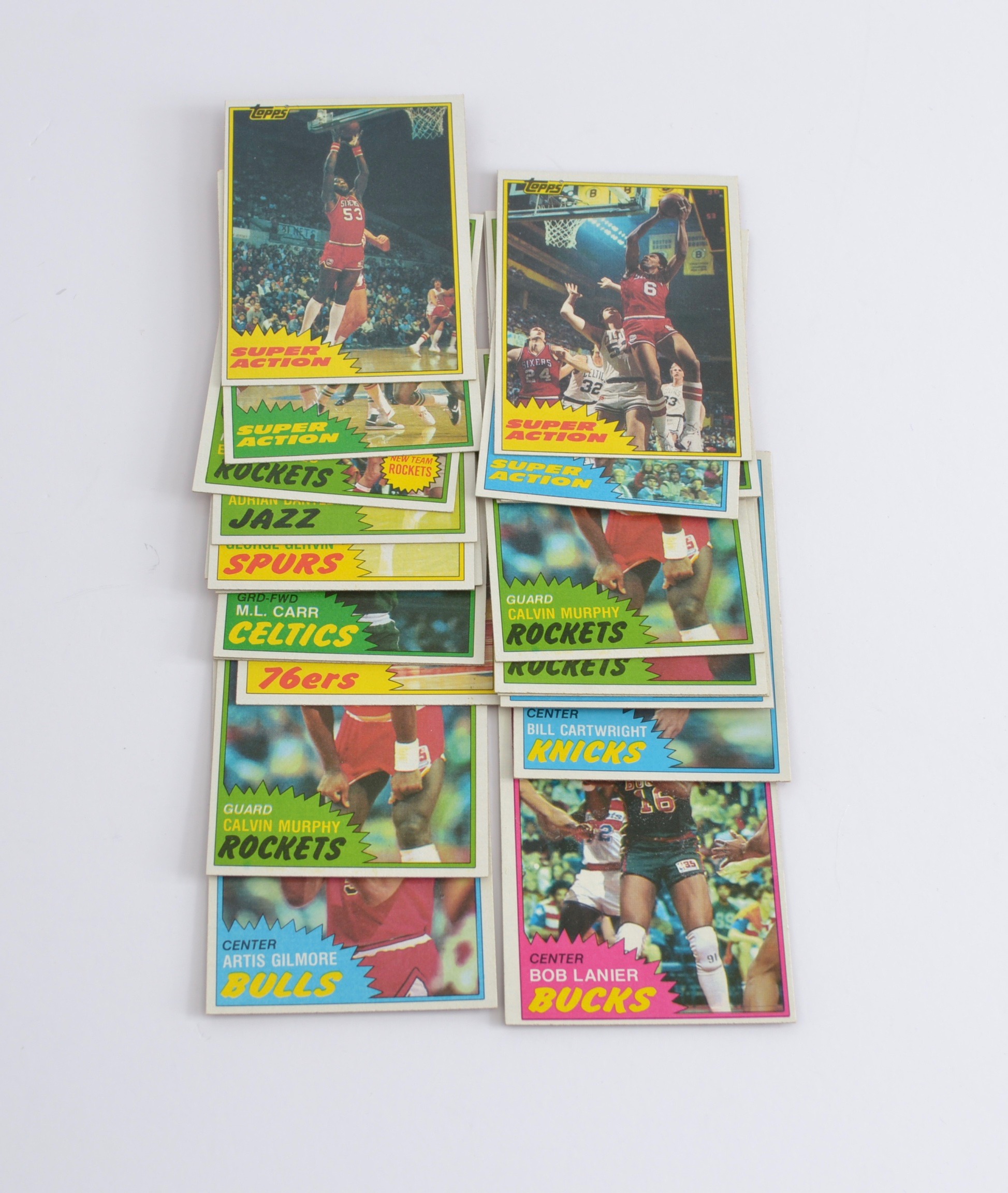 1981-82 Topps Basketball Star Cards