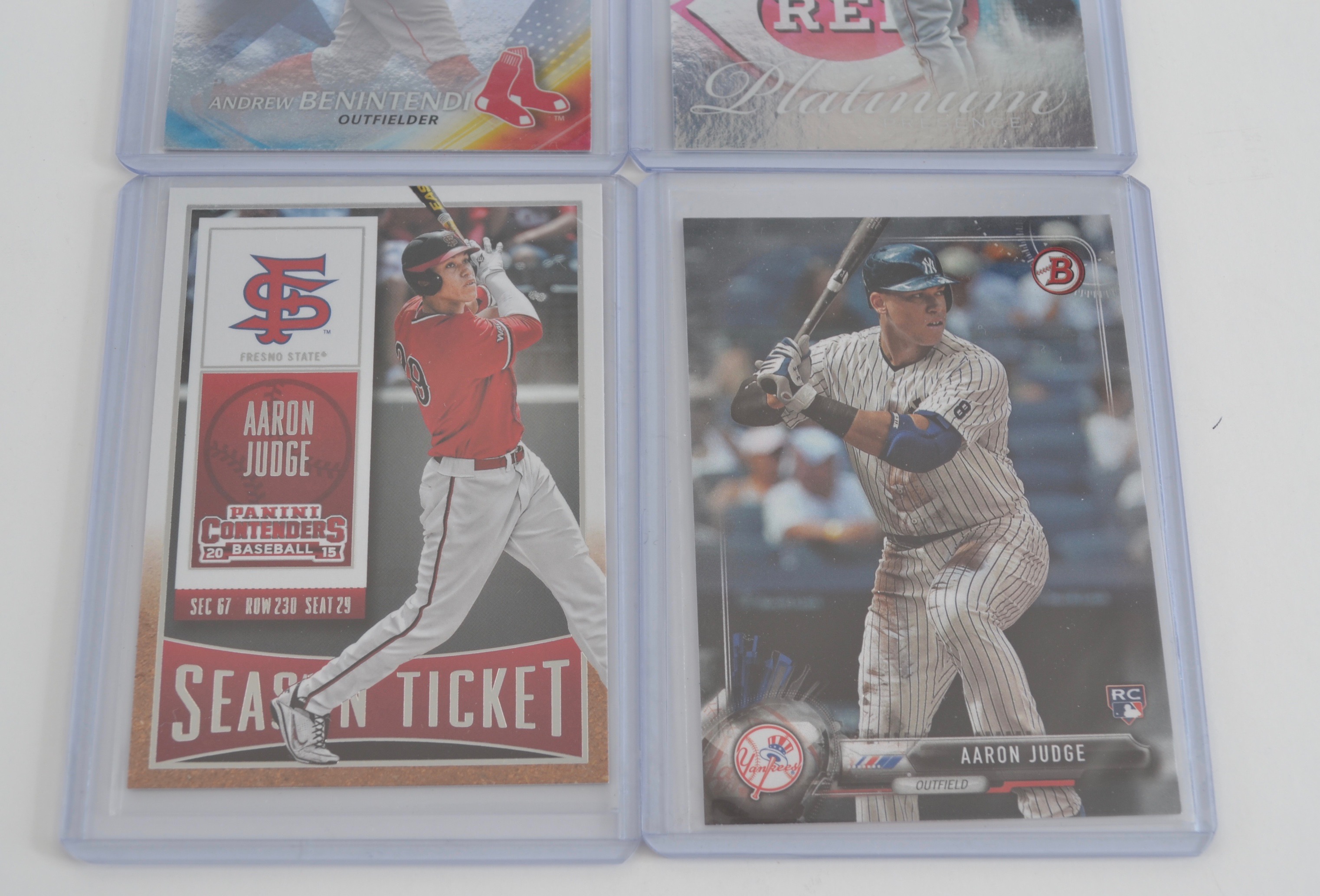 Baseball Star Rookie Cards Including Aaron Judge Cards