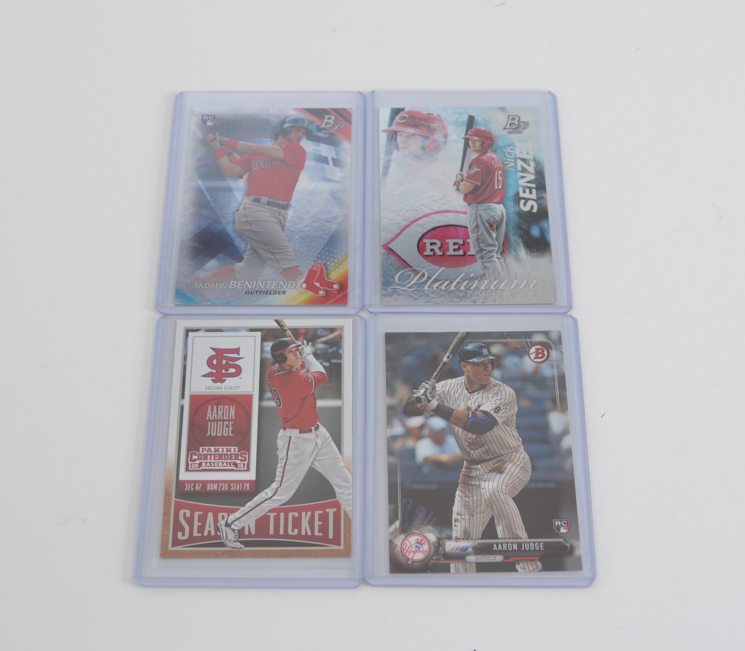 Baseball Star Rookie Cards Including Aaron Judge Cards