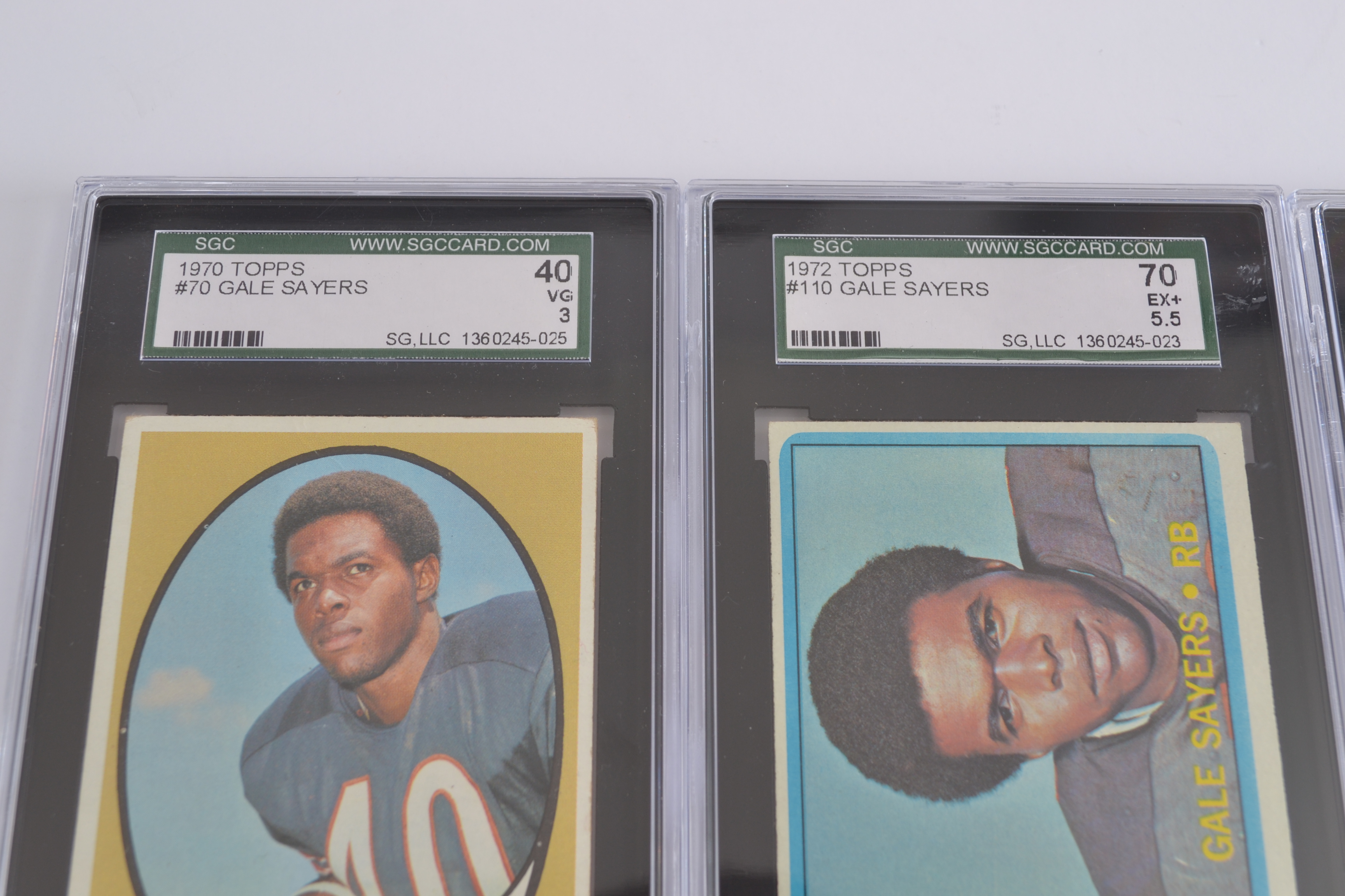 Graded Gale Sayers Football Cards