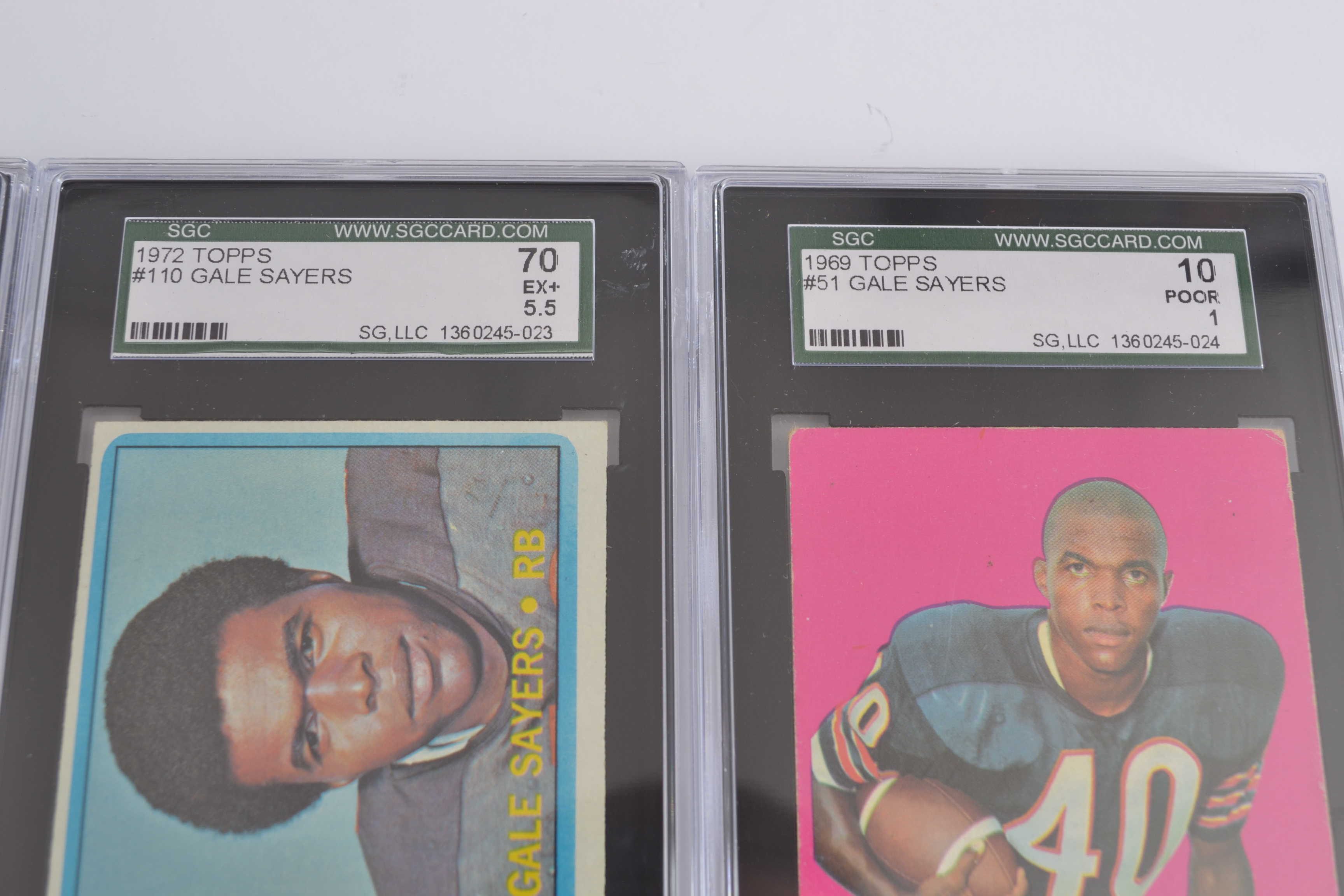 Graded Gale Sayers Football Cards