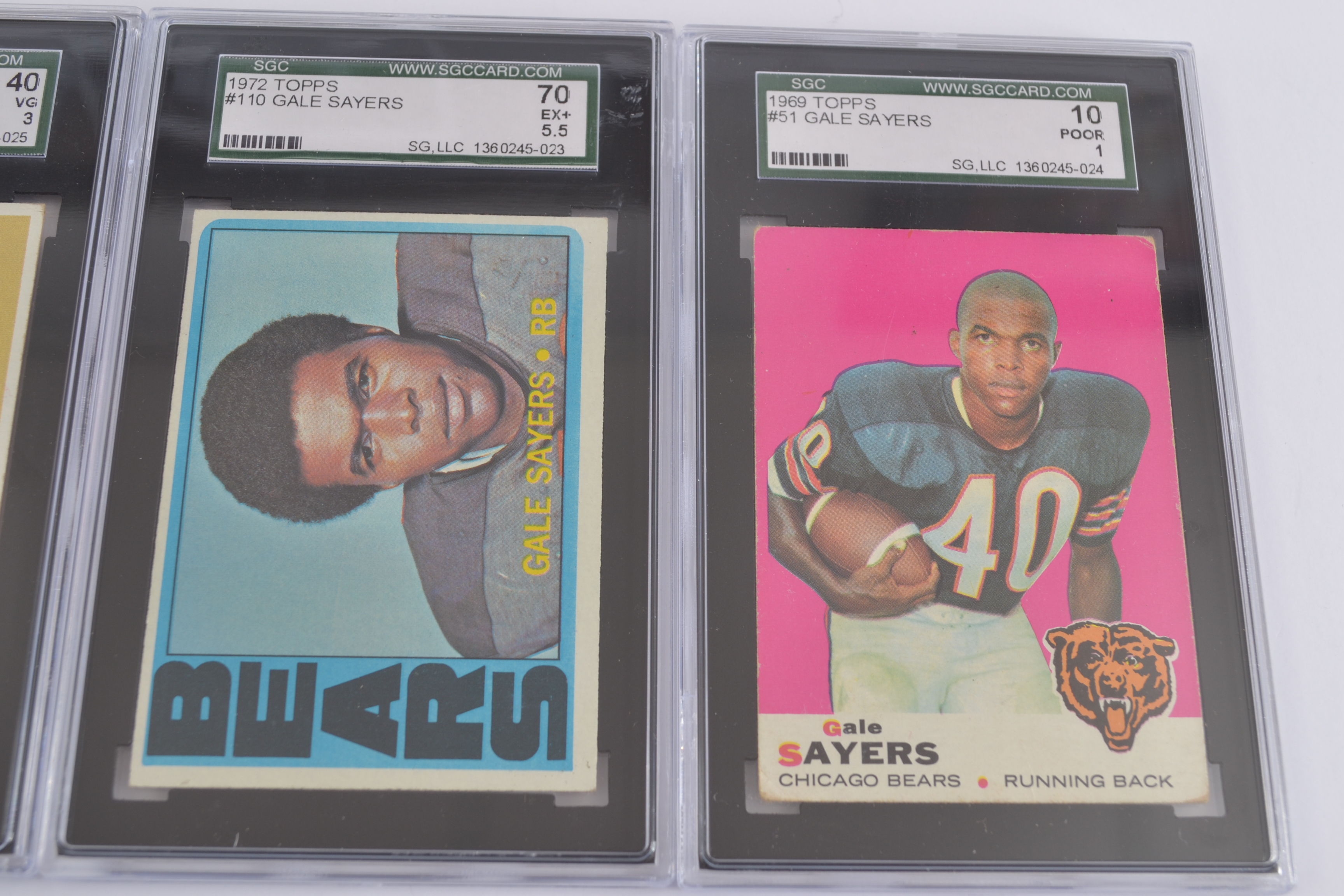 Graded Gale Sayers Football Cards