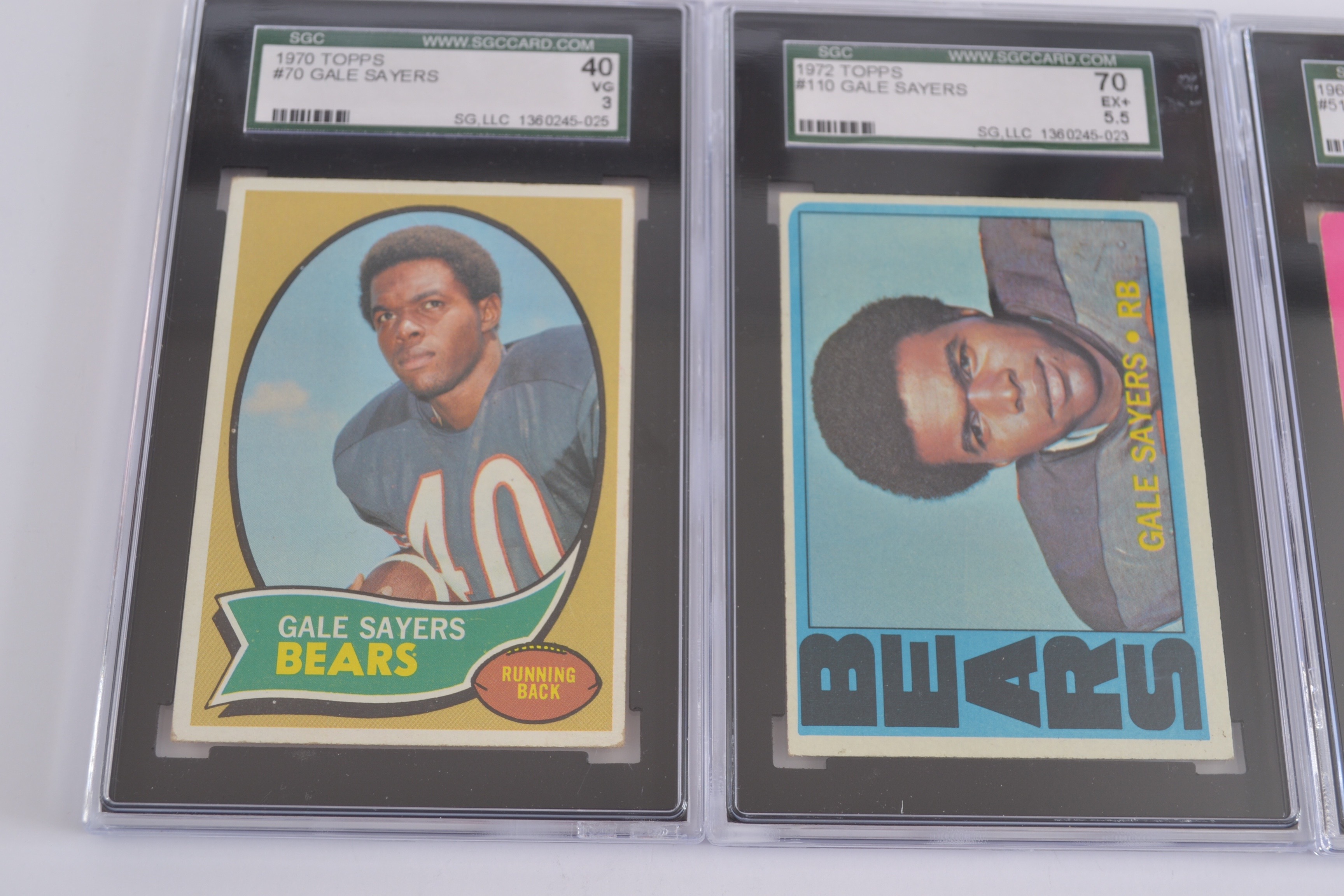 Graded Gale Sayers Football Cards