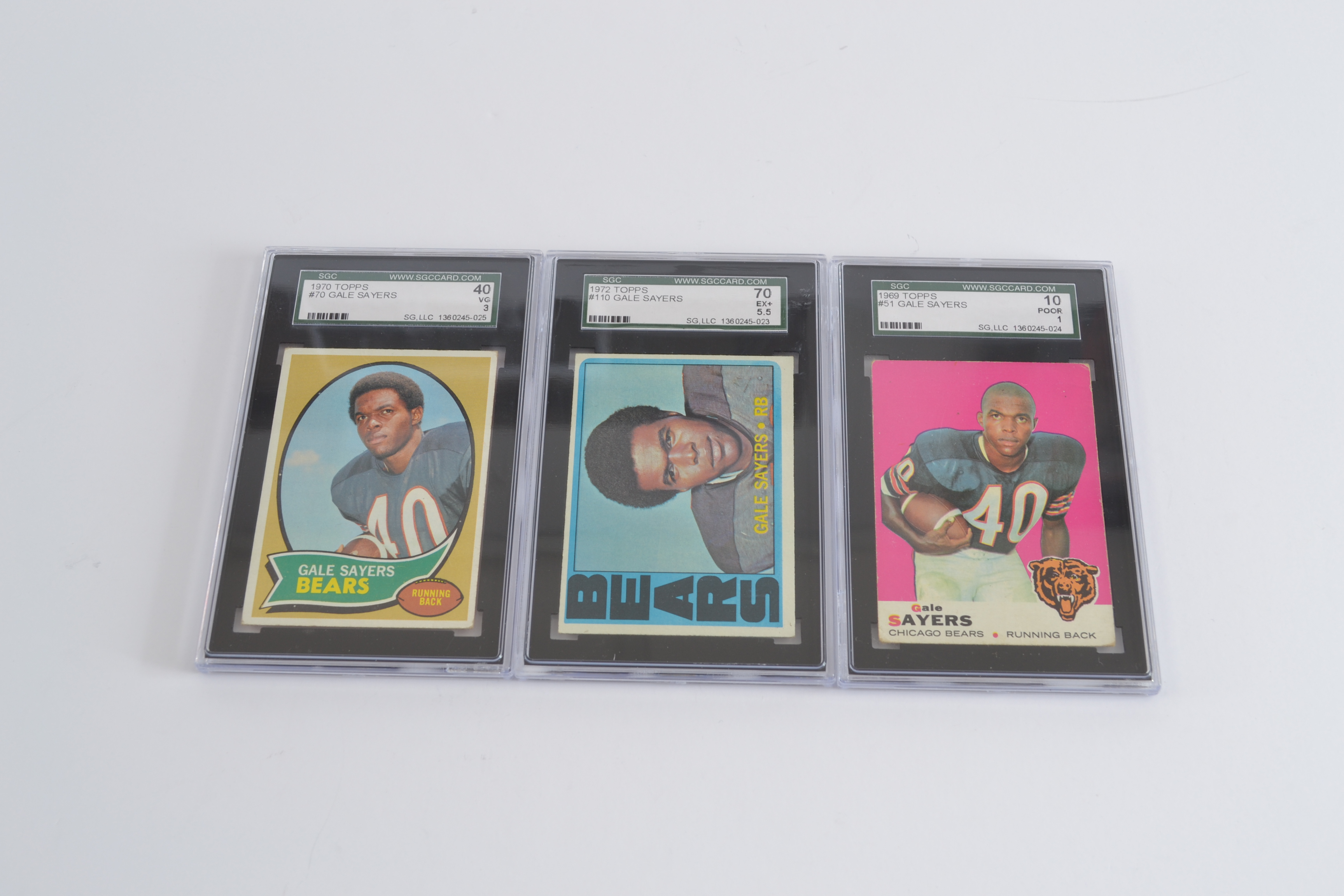 Graded Gale Sayers Football Cards