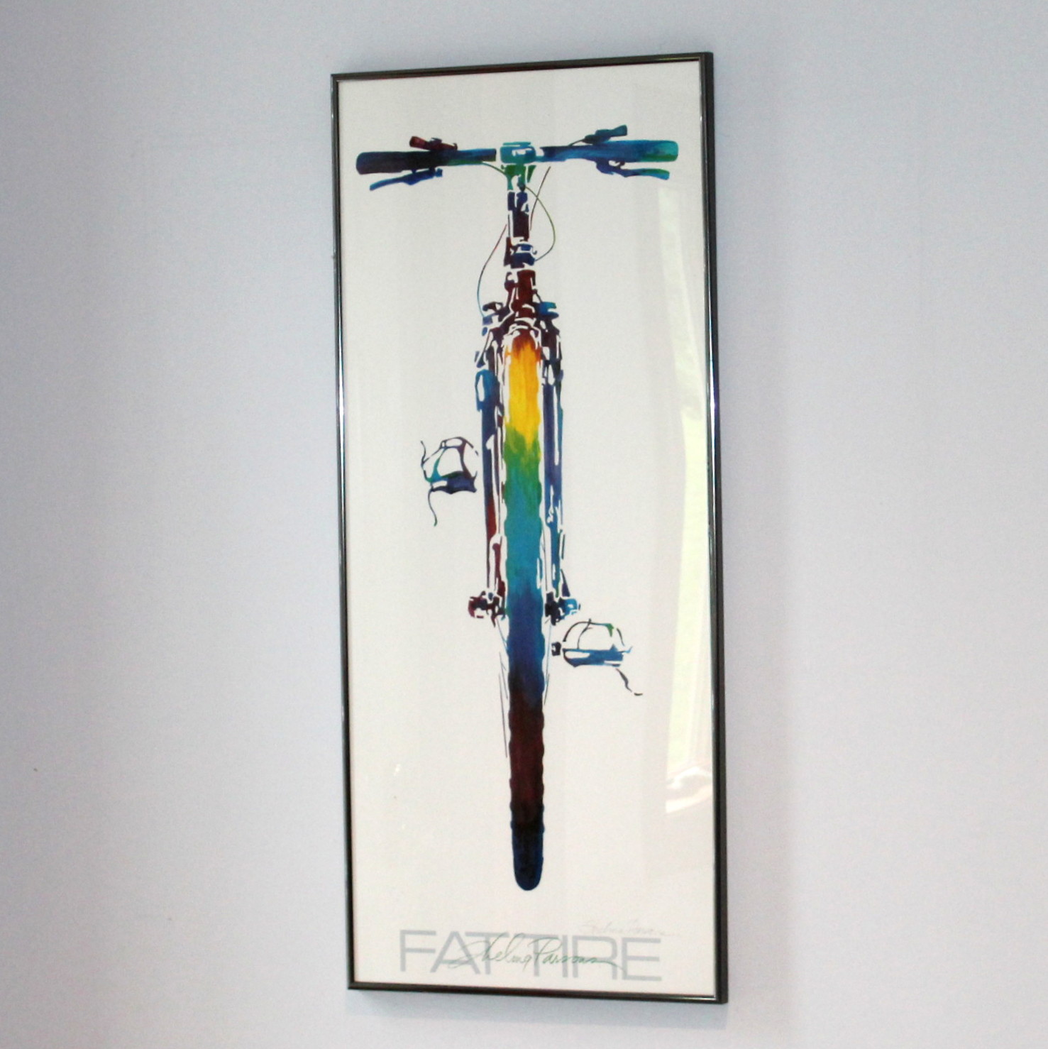 Artist-Signed Thelma Parsons Fat Tire Poster