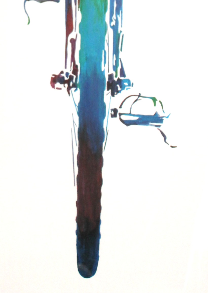 Artist-Signed Thelma Parsons Fat Tire Poster