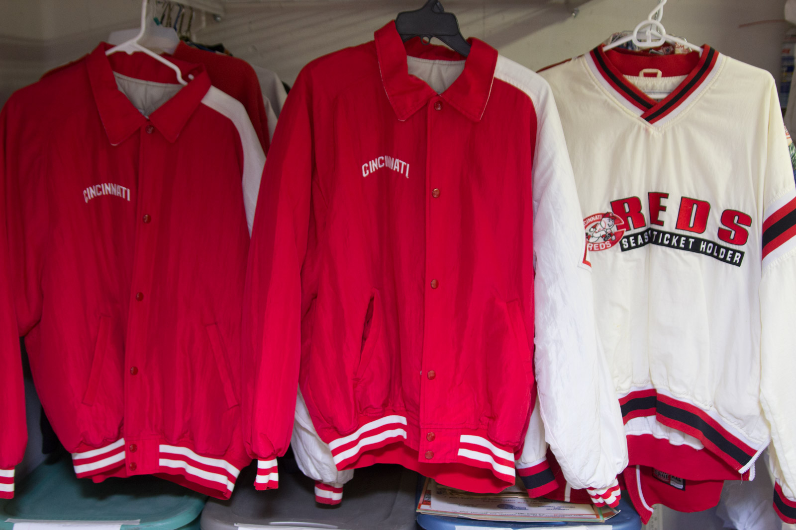 Collection of Vintage to Modern Cincinnati Reds Apparel