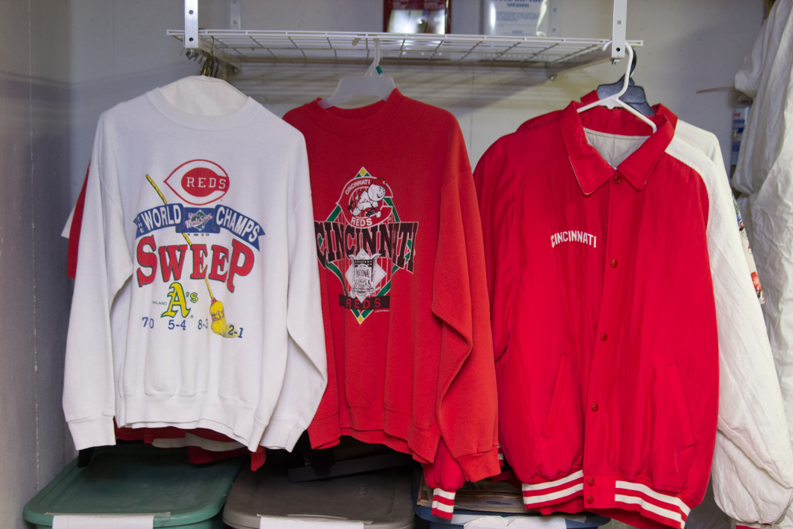 Collection of Vintage to Modern Cincinnati Reds Apparel