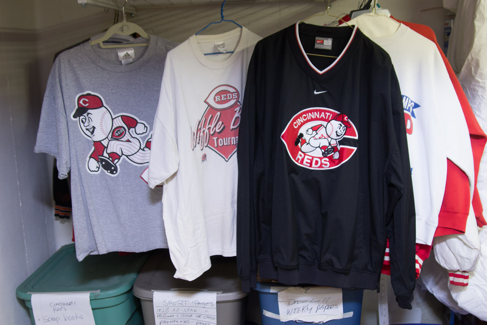 Collection of Vintage to Modern Cincinnati Reds Apparel