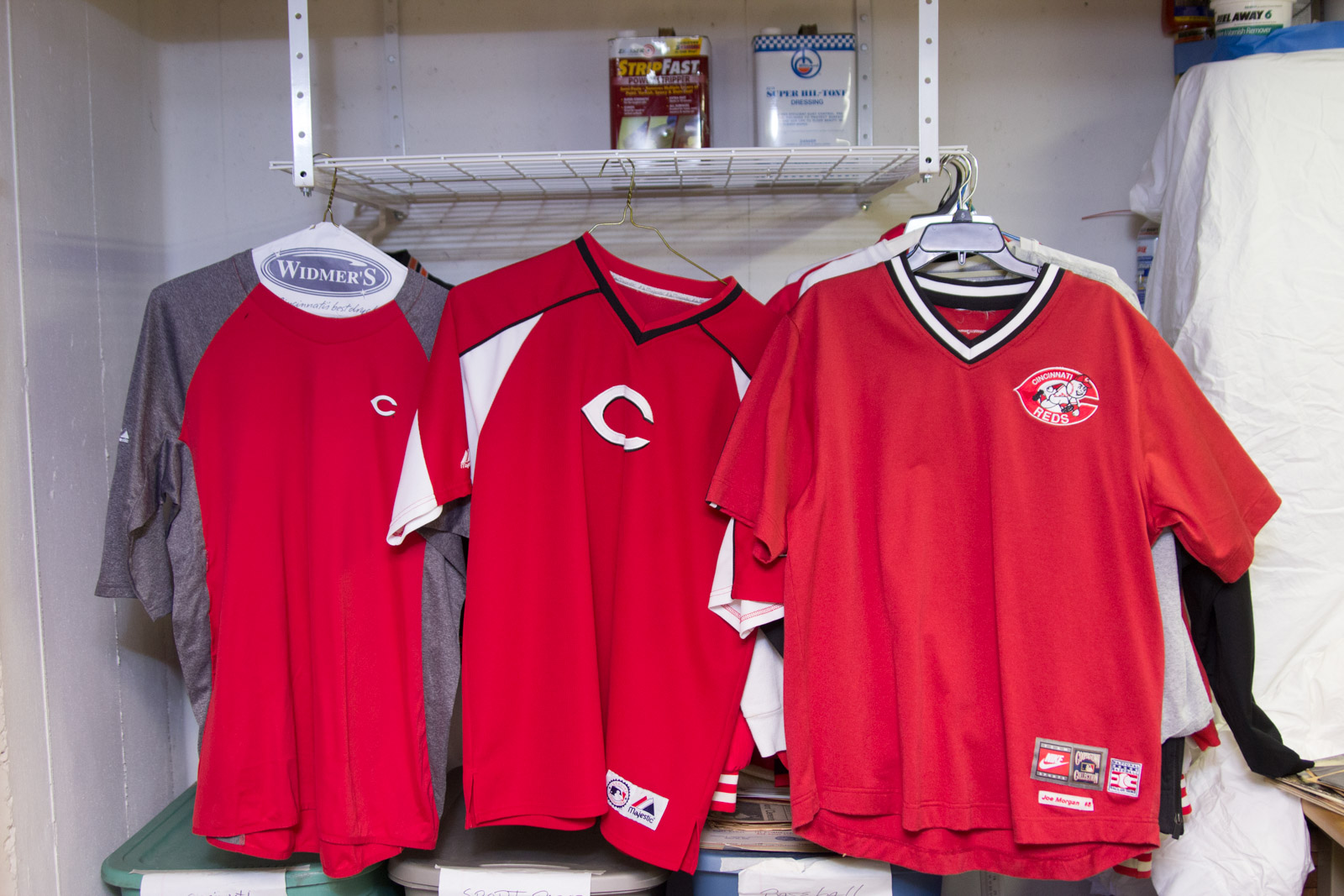 Collection of Vintage to Modern Cincinnati Reds Apparel