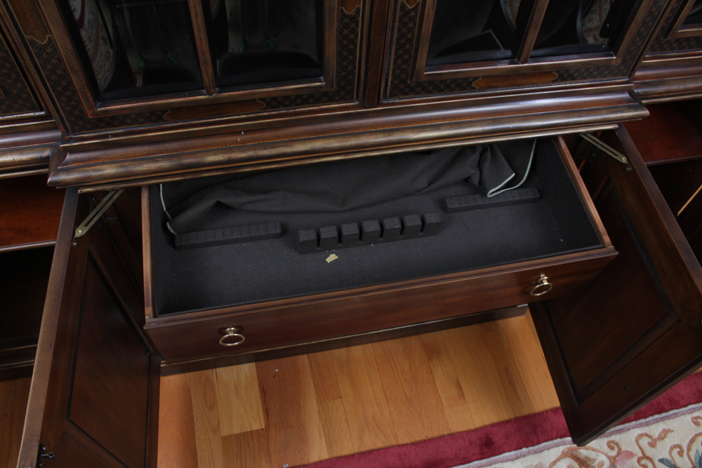 Drexel Heritage "Connoisseur" Breakfront Cabinet