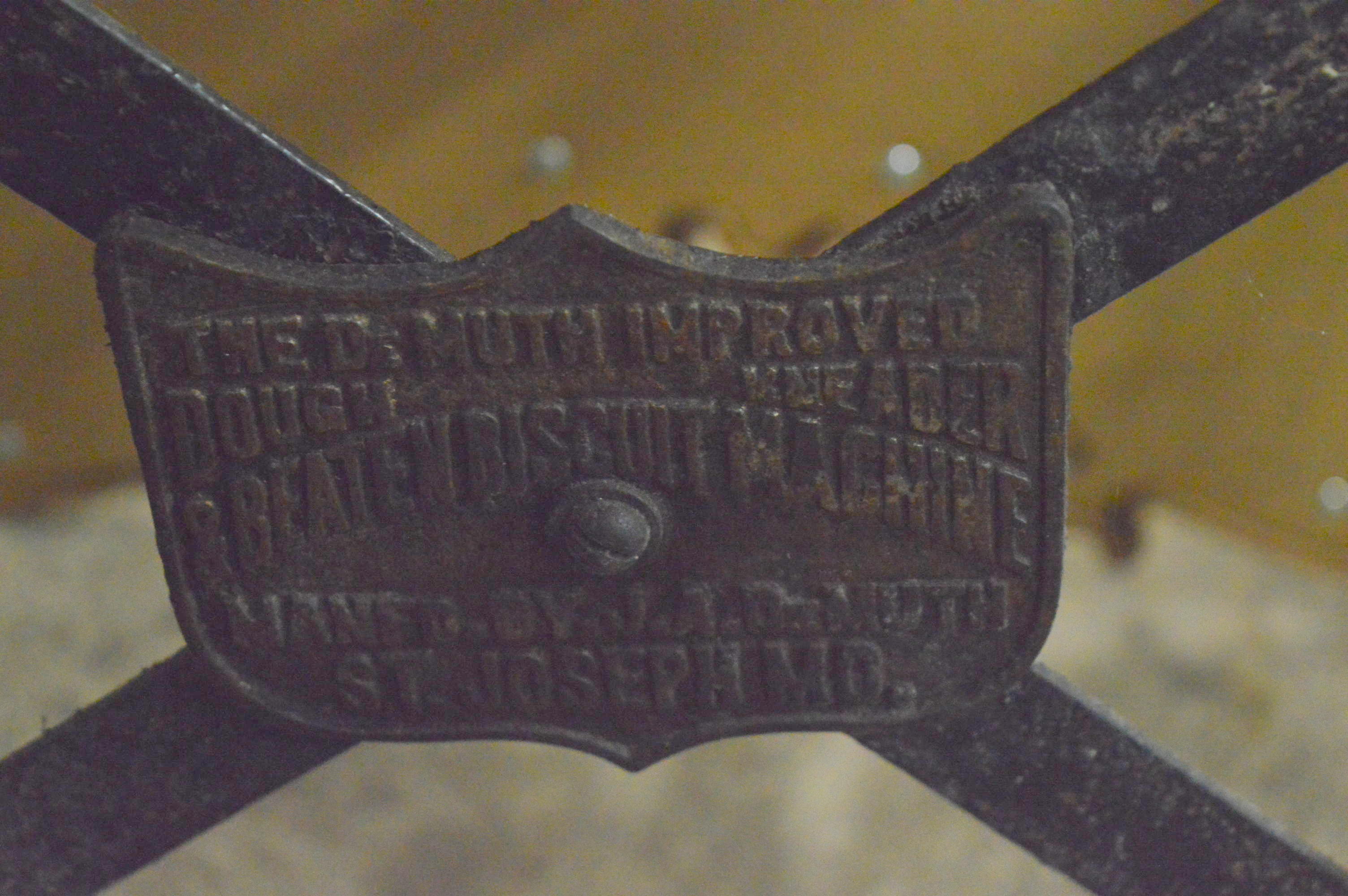 Antique DeMuth Biscuit Brake