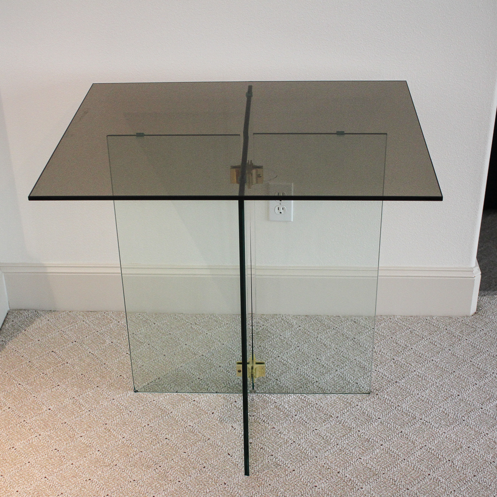 Modern Square Glass Table