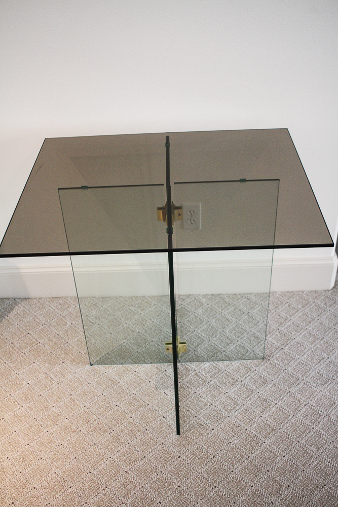Modern Square Glass Table