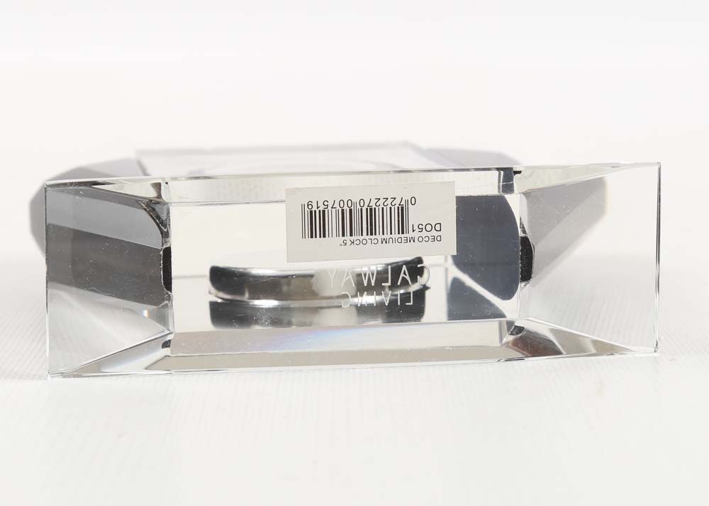 Art Deco Style Crystal Clock by Galway Living