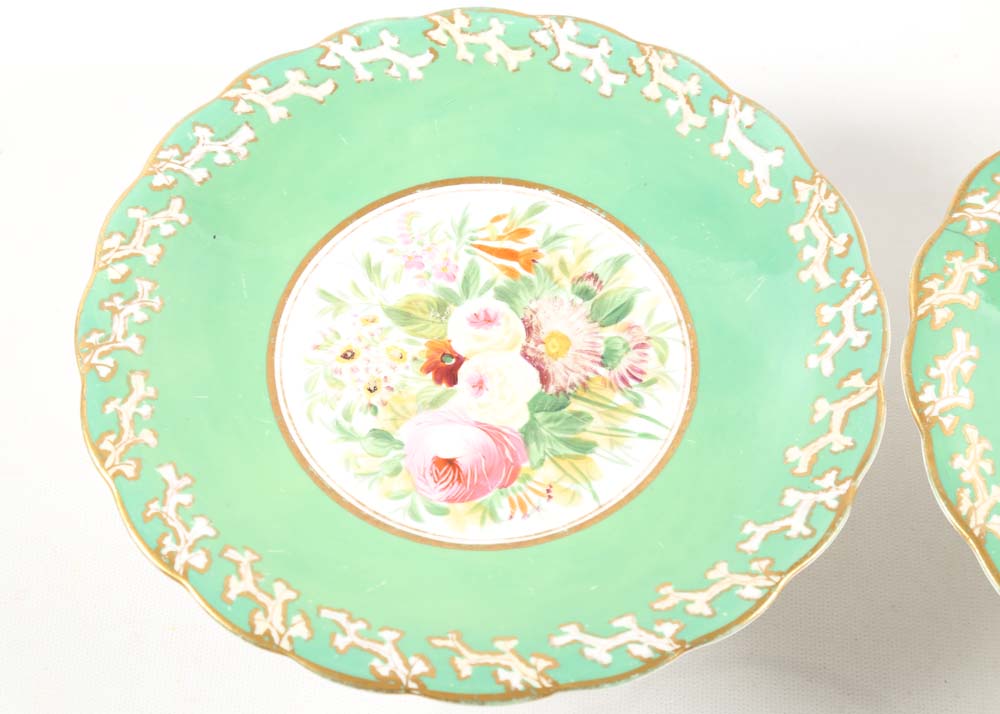 19th Century Porcelain Dessert Service