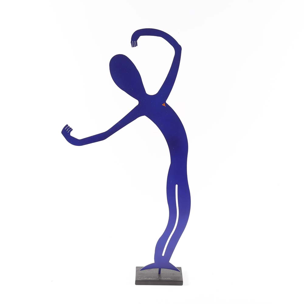 Pair of Claudine Buell Original Metal Sculptures