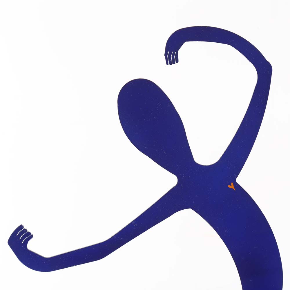 Pair of Claudine Buell Original Metal Sculptures