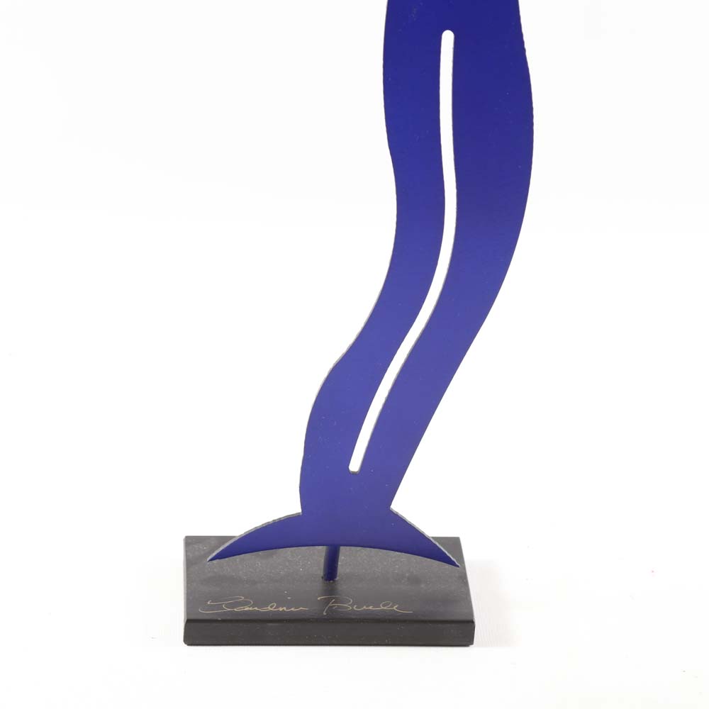 Pair of Claudine Buell Original Metal Sculptures