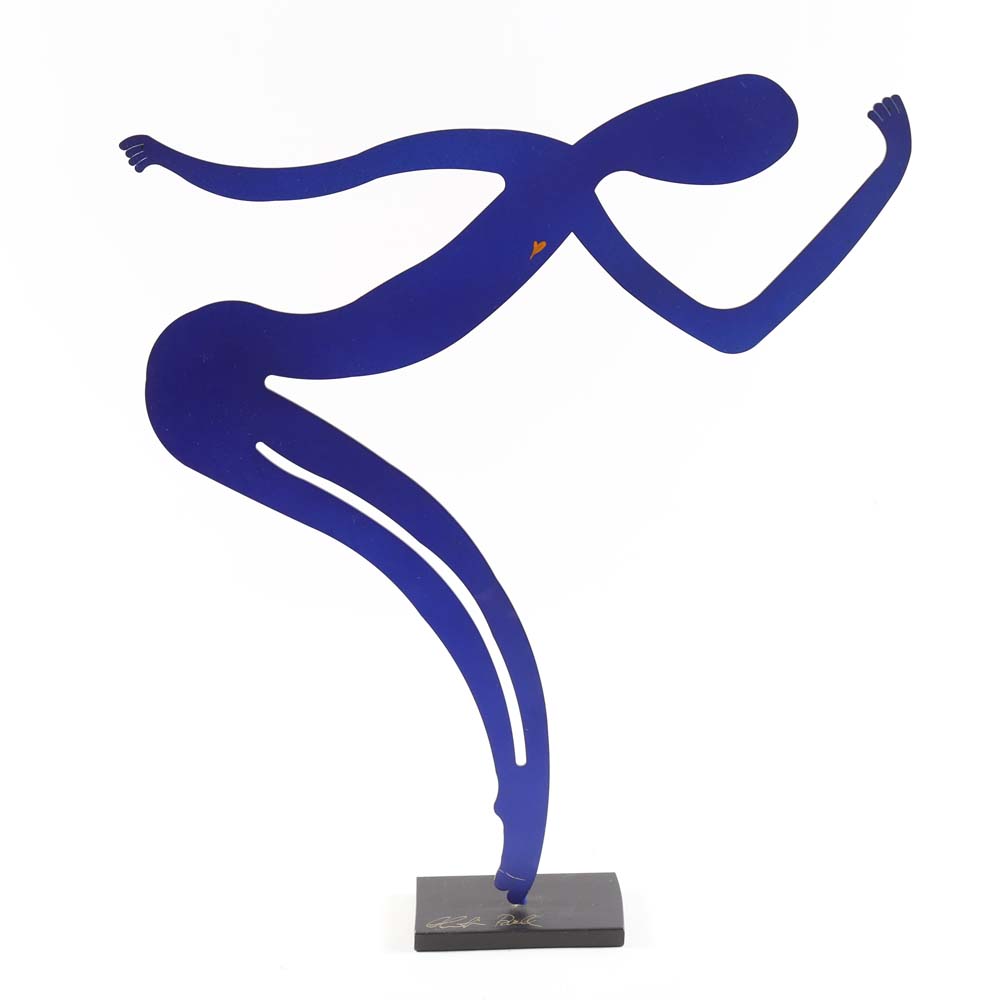 Pair of Claudine Buell Original Metal Sculptures