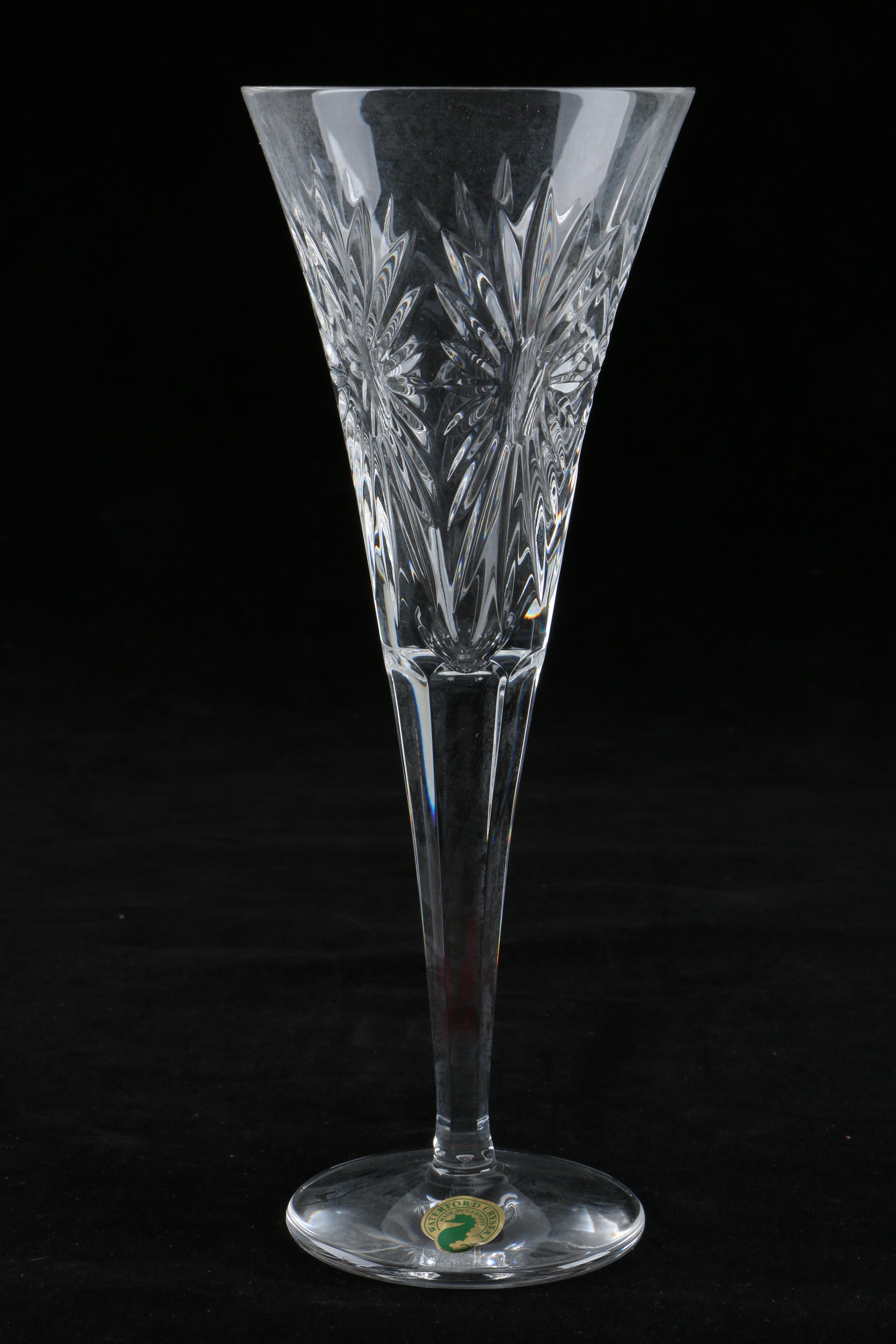 Waterford Crystal "Millenium Collection: Health" Toasting Flutes