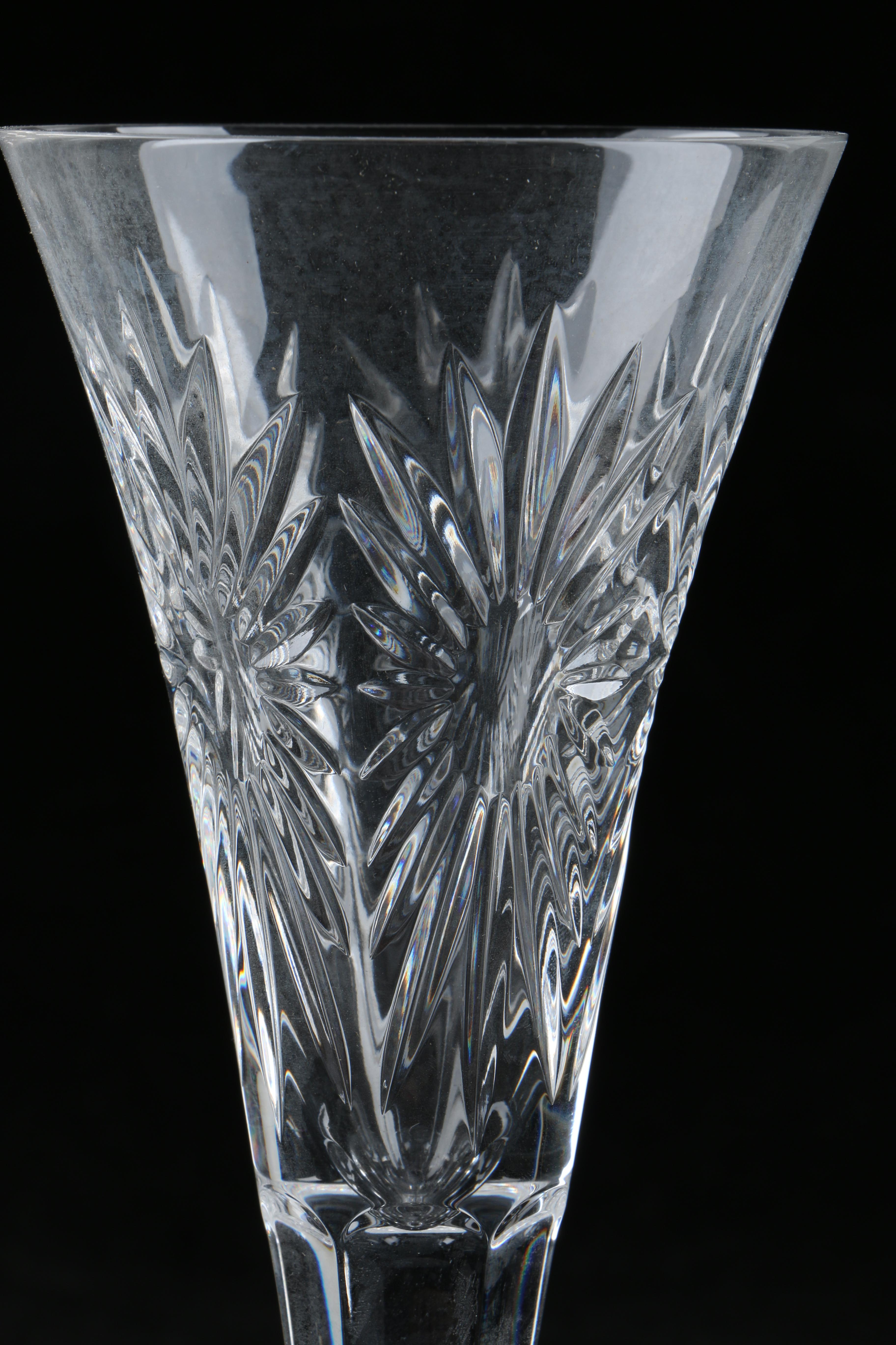 Waterford Crystal "Millenium Collection: Health" Toasting Flutes
