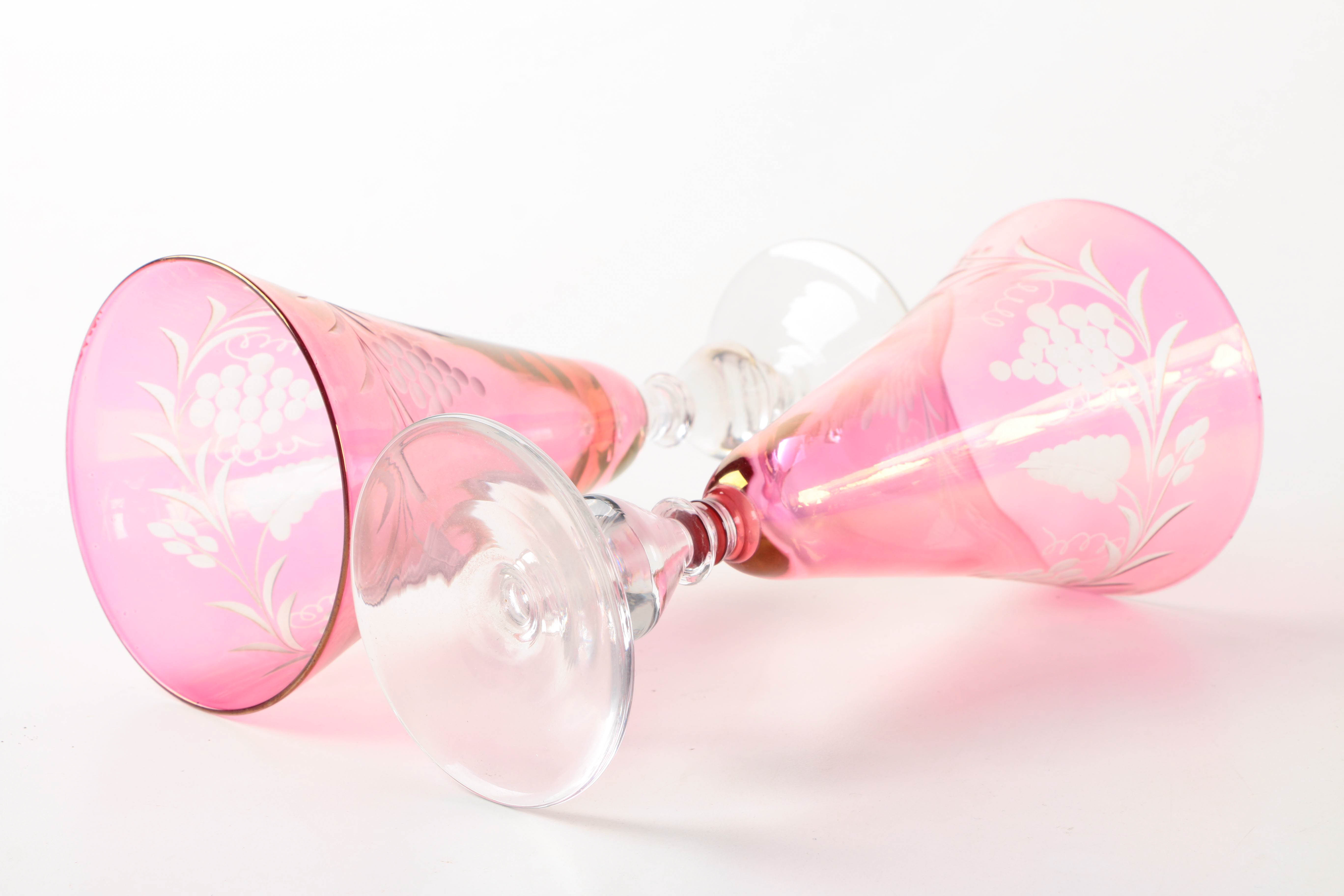 Cranberry Glass Barware