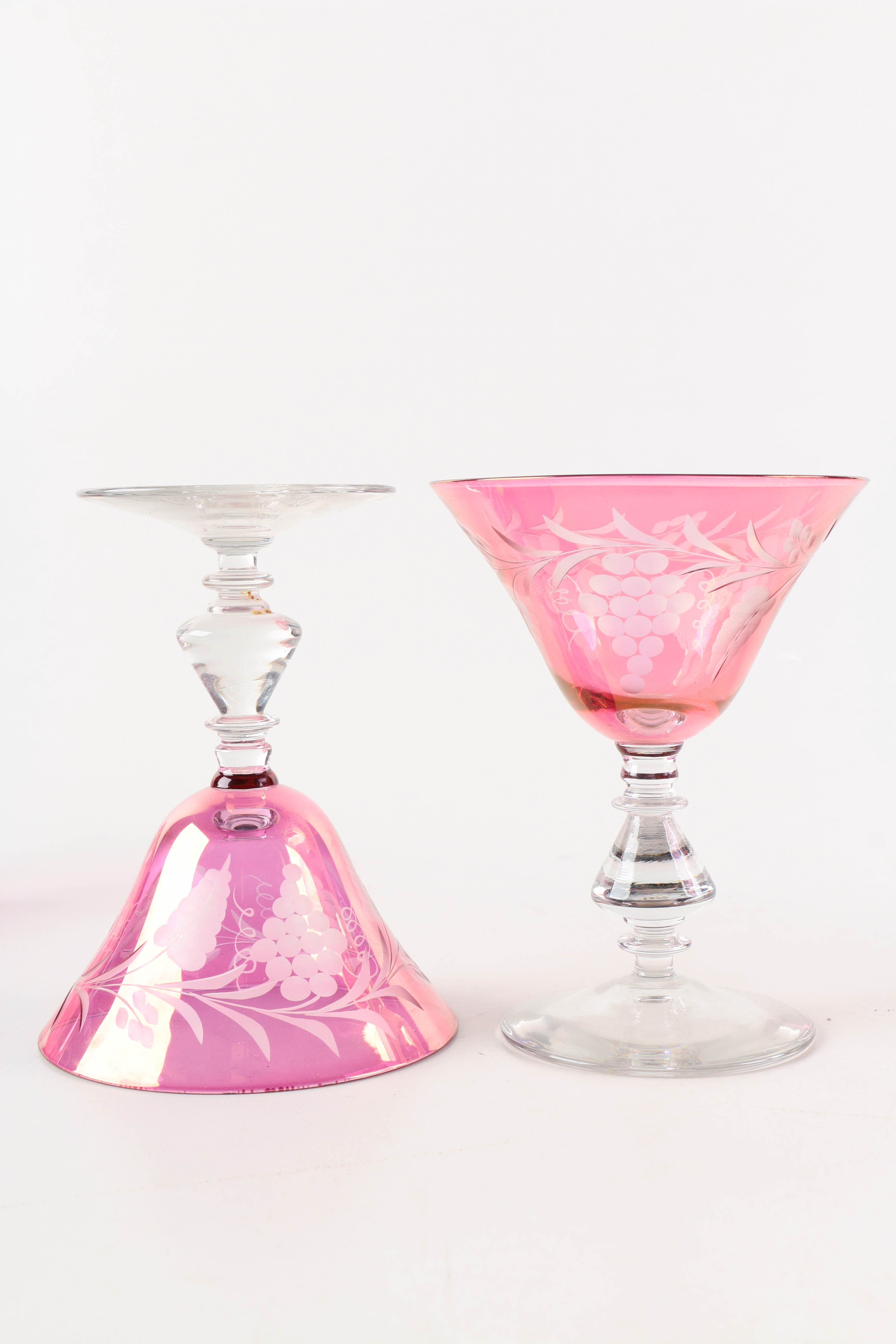 Cranberry Glass Barware