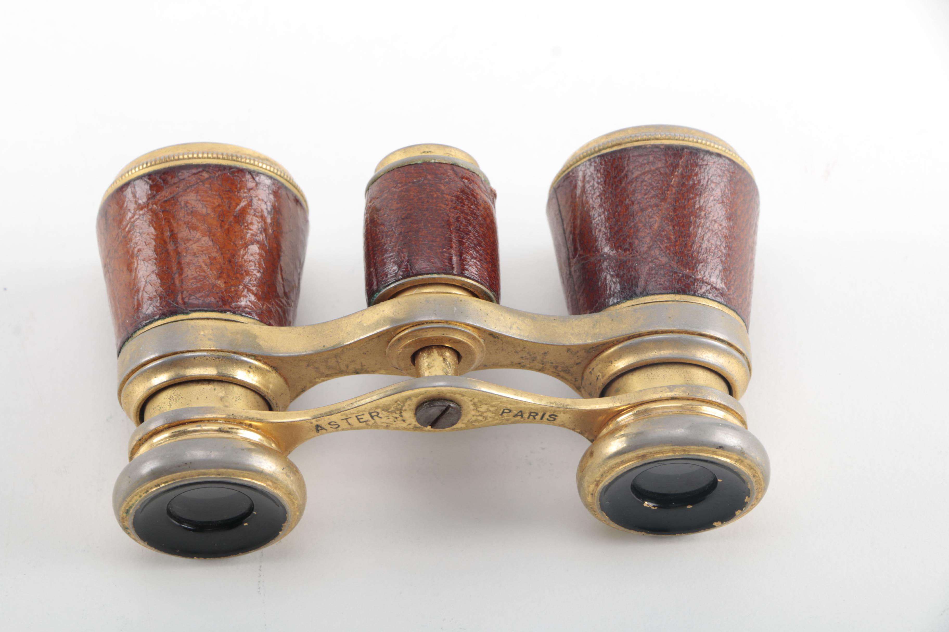 Vintage Aster Paris Binoculars