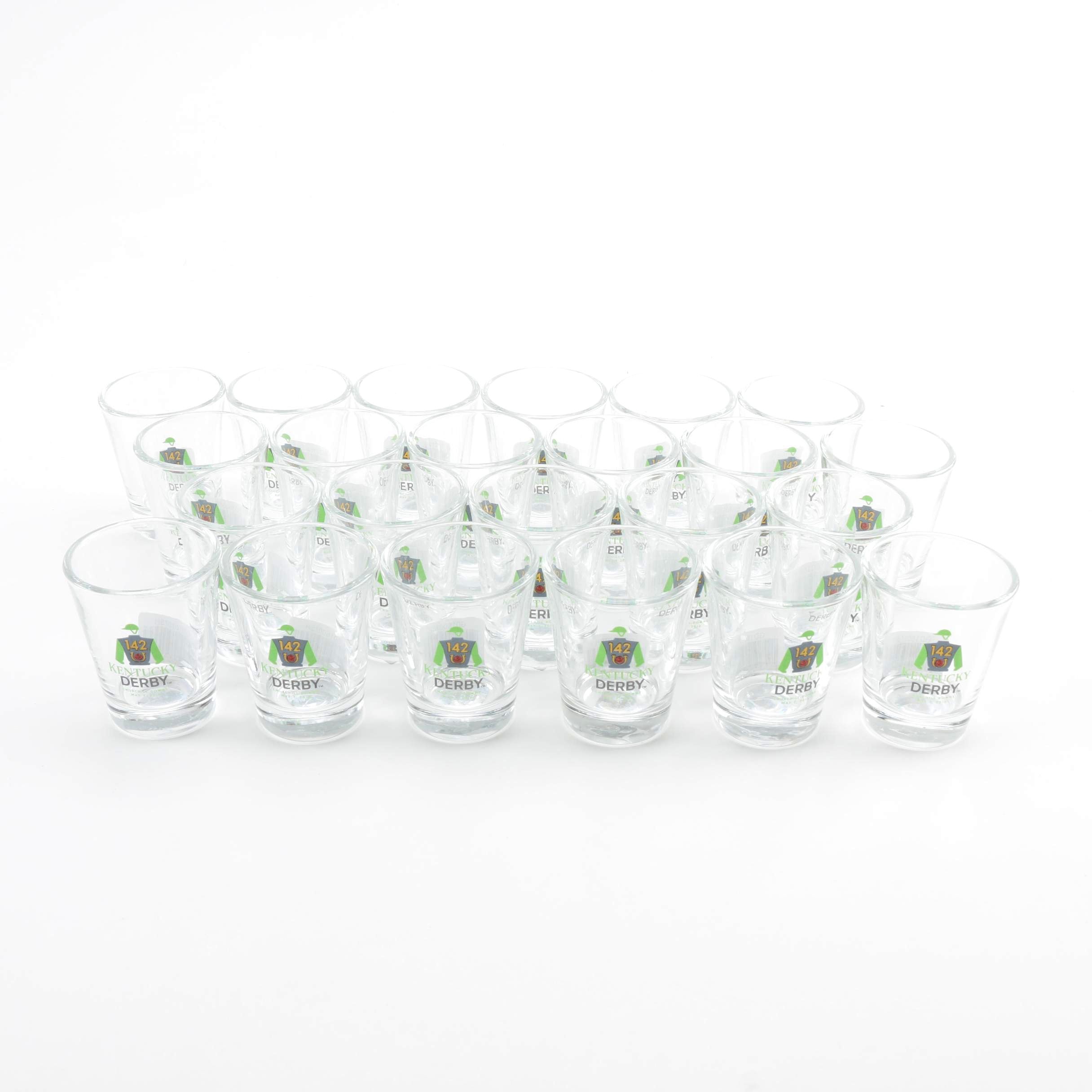 Set of 2016 Kentucky Derby Shot Glasses