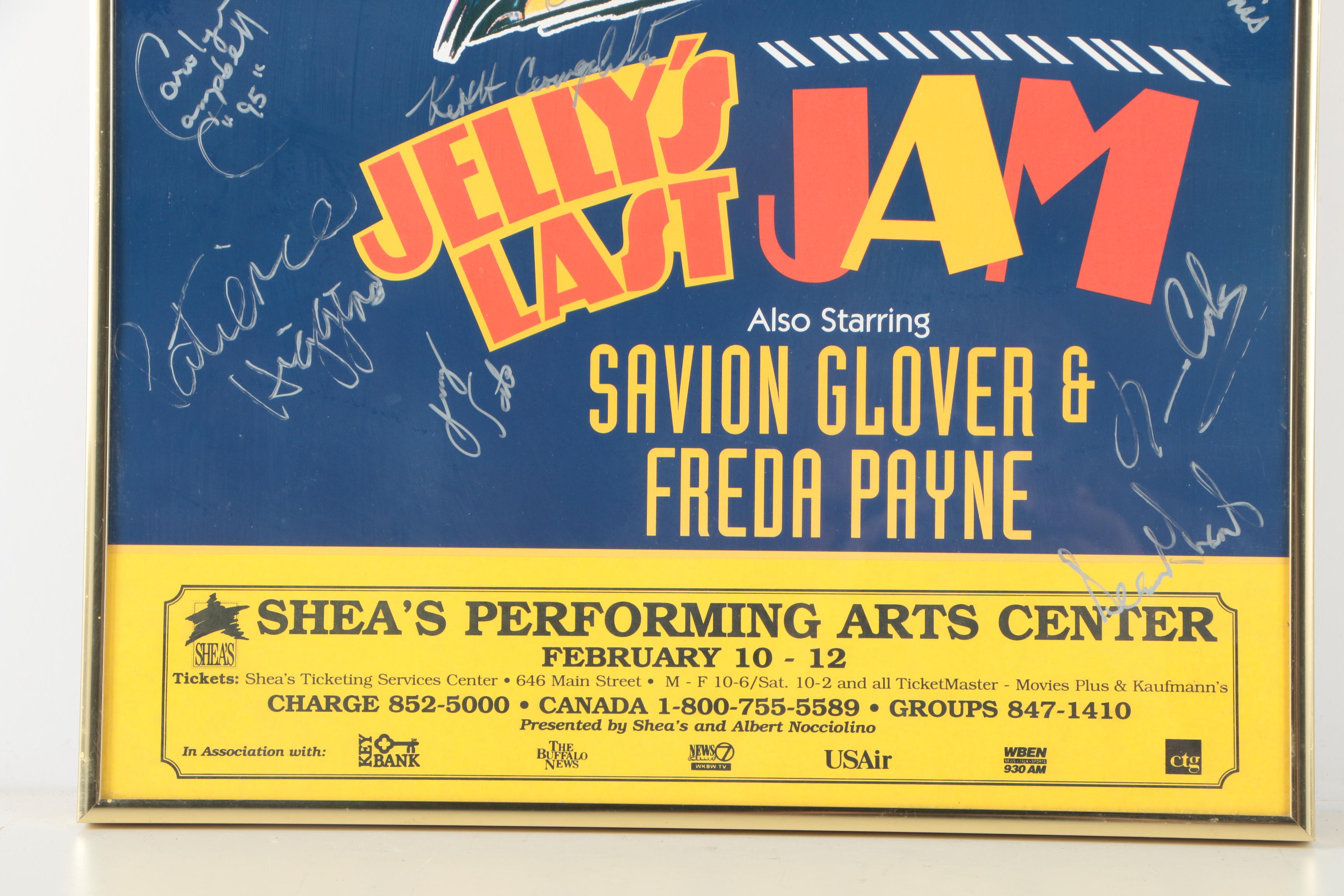Cast-Autographed "Jelly's Last Jam" Theater Poster